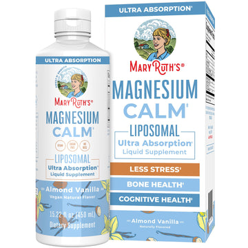 MaryRuth Organics Magnesium Liposomal| Magnesium Supplement | Magnesium Bisglycinate | Muscle & Bone Support | Mood Support Vitamin | Vegan | Non-GMO | Gluten Free | 15.22 Fl Oz | 30 Servings MARYRUTH'S uk supplements