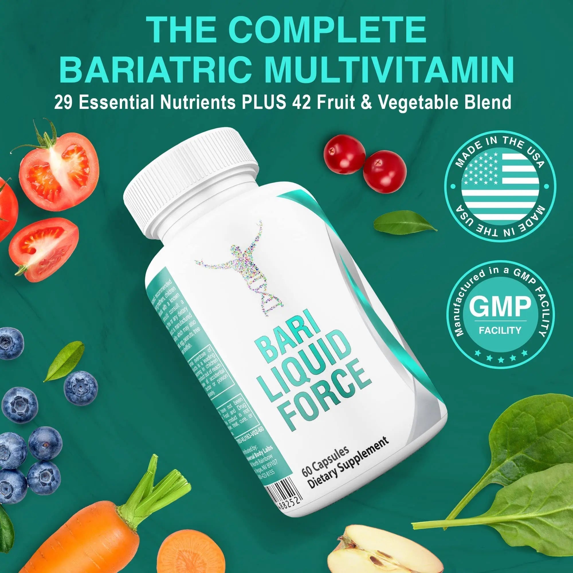 Universal Body Labs Bariatric Liquid Force Vitamin 2-Pack Universal Body Labs uk supplements