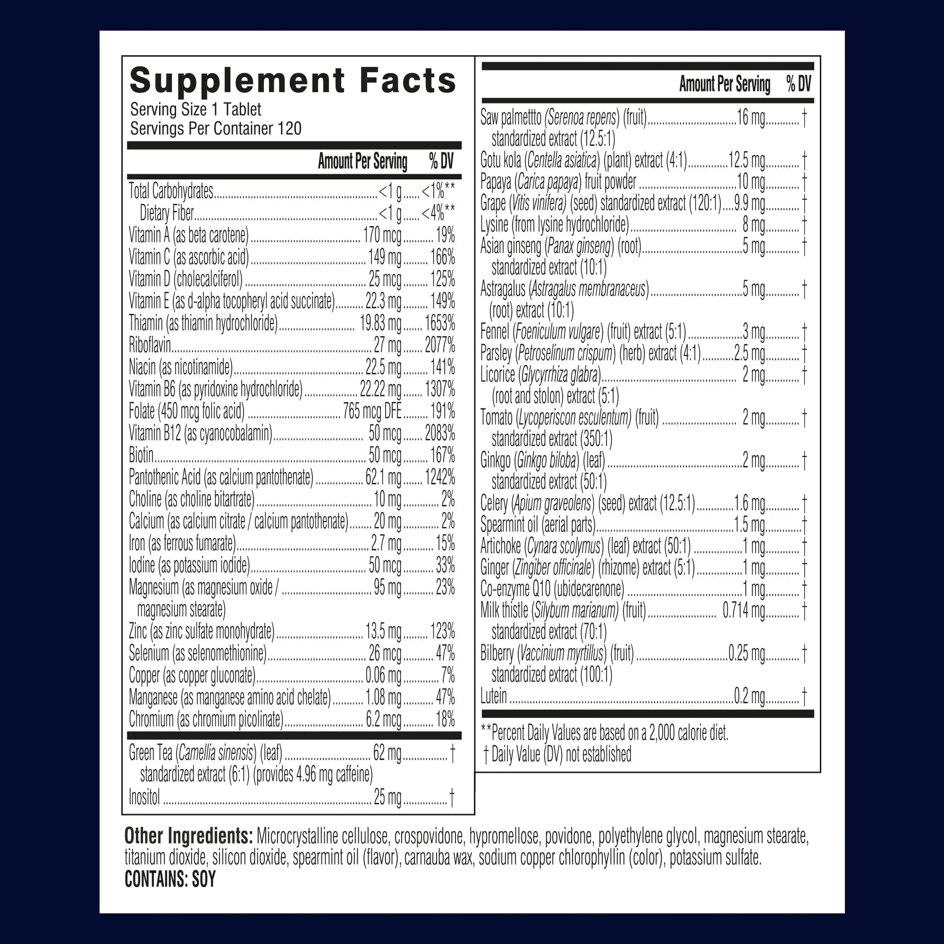 Swisse Ultivite Mens Daily Multivitamins | 50 Vitamins, Antioxidants and Minerals + Adaptogens | Energy, Stress & Immune Support | Mens Vitamins | 120 Tablets Swisse uk supplements