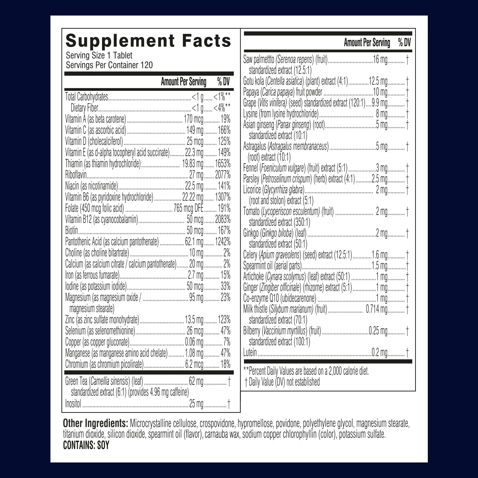 Swisse Ultivite Mens Daily Multivitamins | 50 Vitamins, Antioxidants and Minerals + Adaptogens | Energy, Stress & Immune Support | Mens Vitamins | 120 Tablets Swisse uk supplements