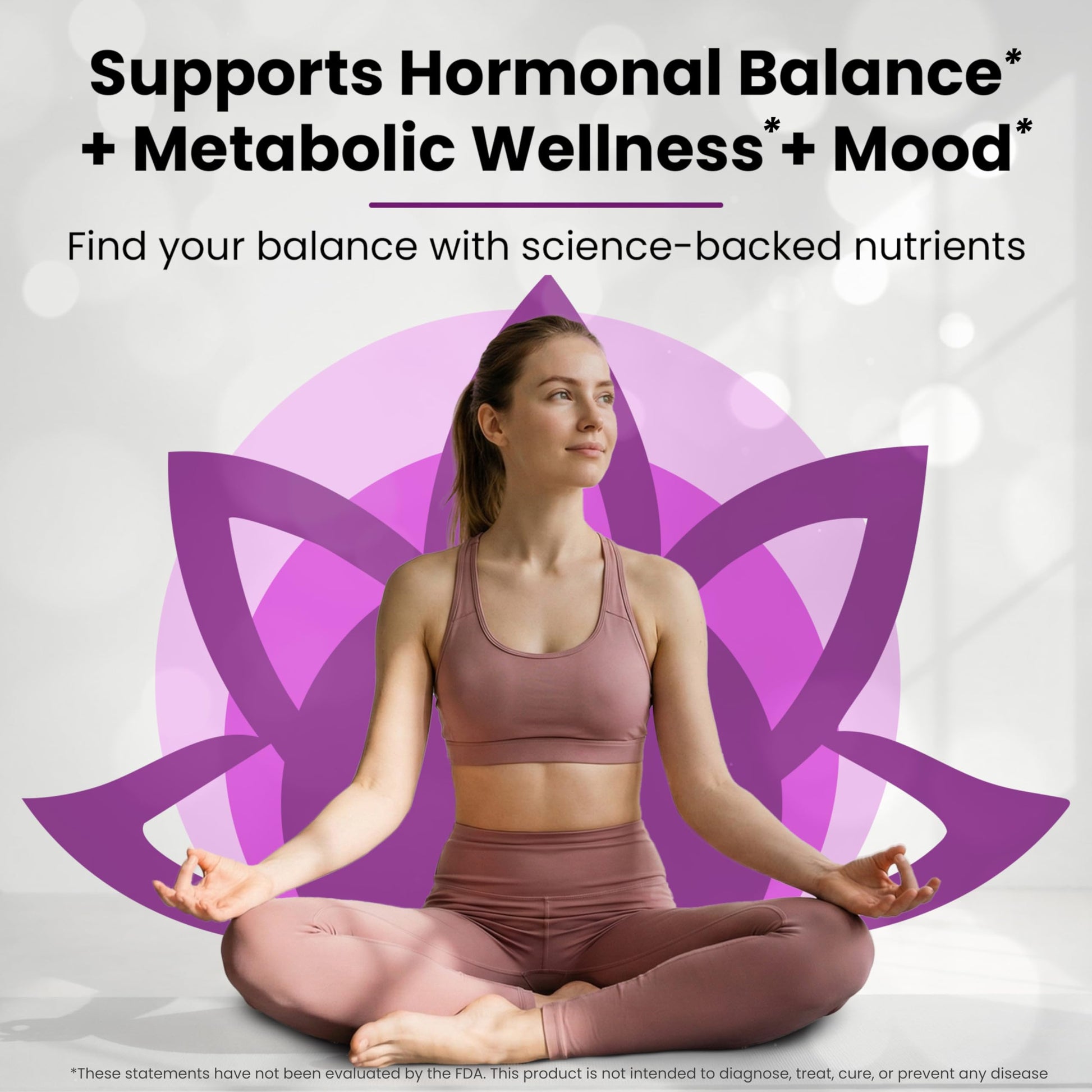 The Pink Bloom Myo & D-Chiro Inositol 40:1 Ratio – 120 Capsules | Myo Inositol Supplement for Women with Vitamin D, Ashwagandha, Folate & Zinc | Supplement for Hormone Balance & Ovarian Health The Pink Bloom uk supplements