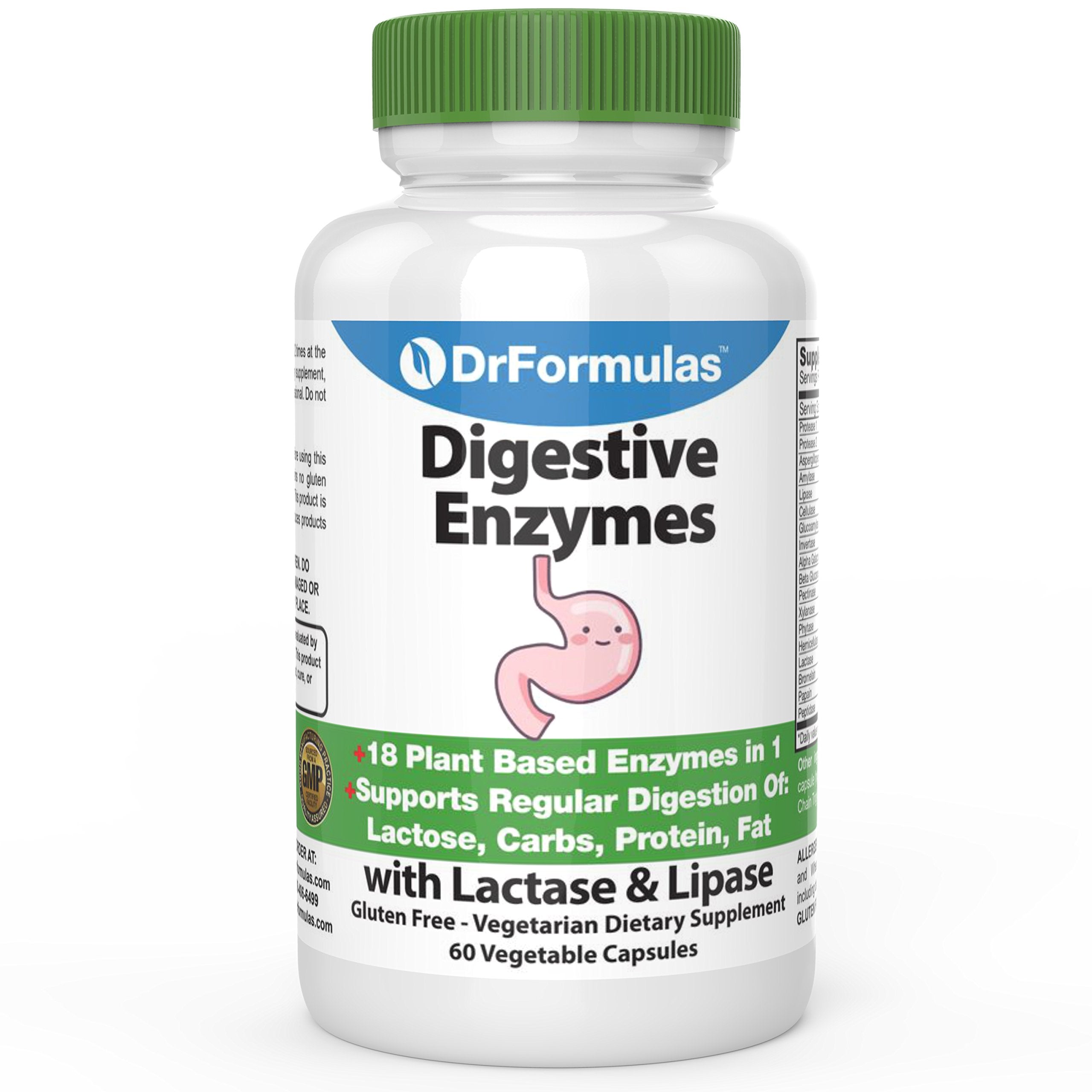 DrFormulas Digestive Enzymes for Bloating Relief, Gas, Lactose Intolerance DrFormulas uk supplements