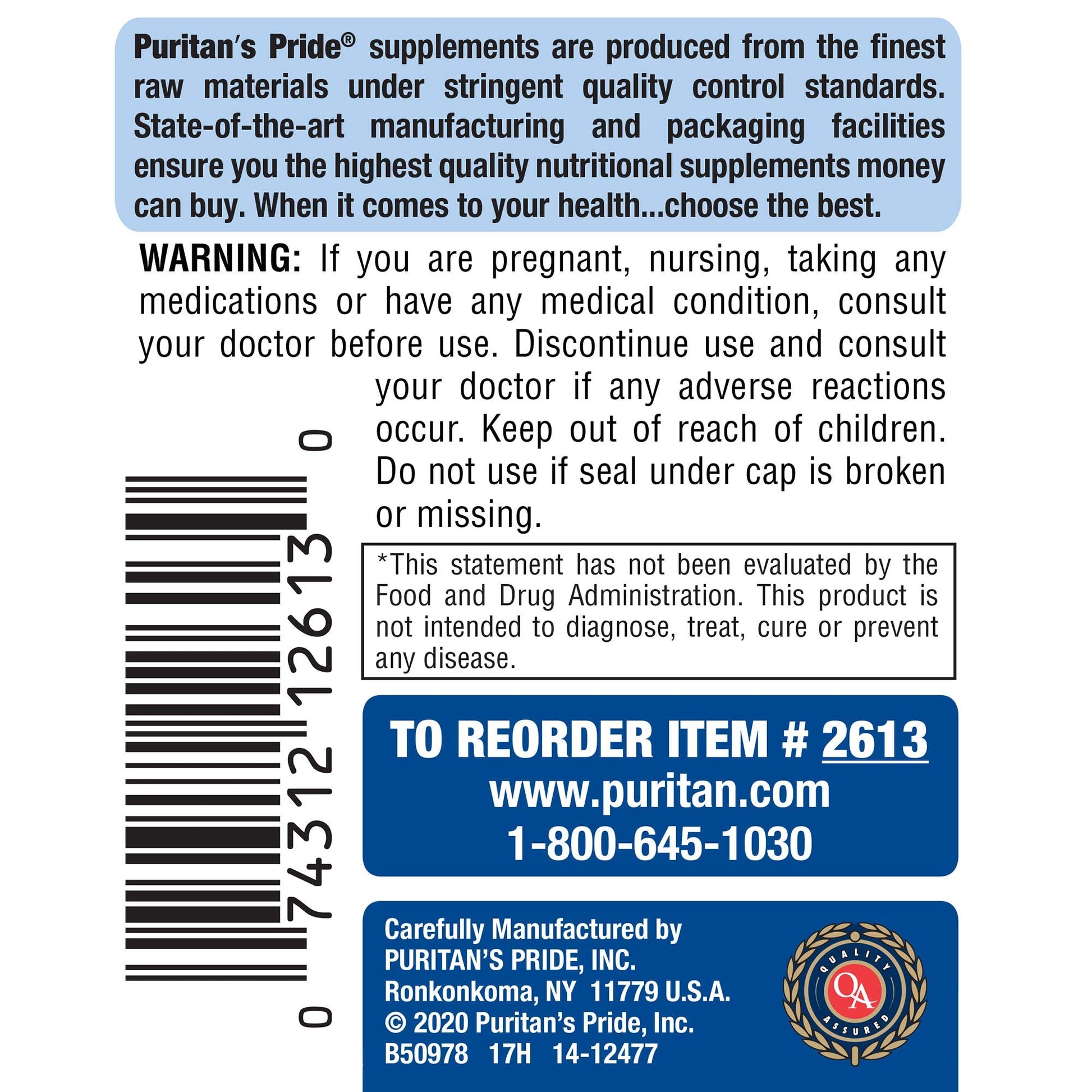 Puritan's Pride Probiotic Supplement, Acidophilus, Capsule, 250 Count(Pack of 1) Puritan's Pride uk supplements