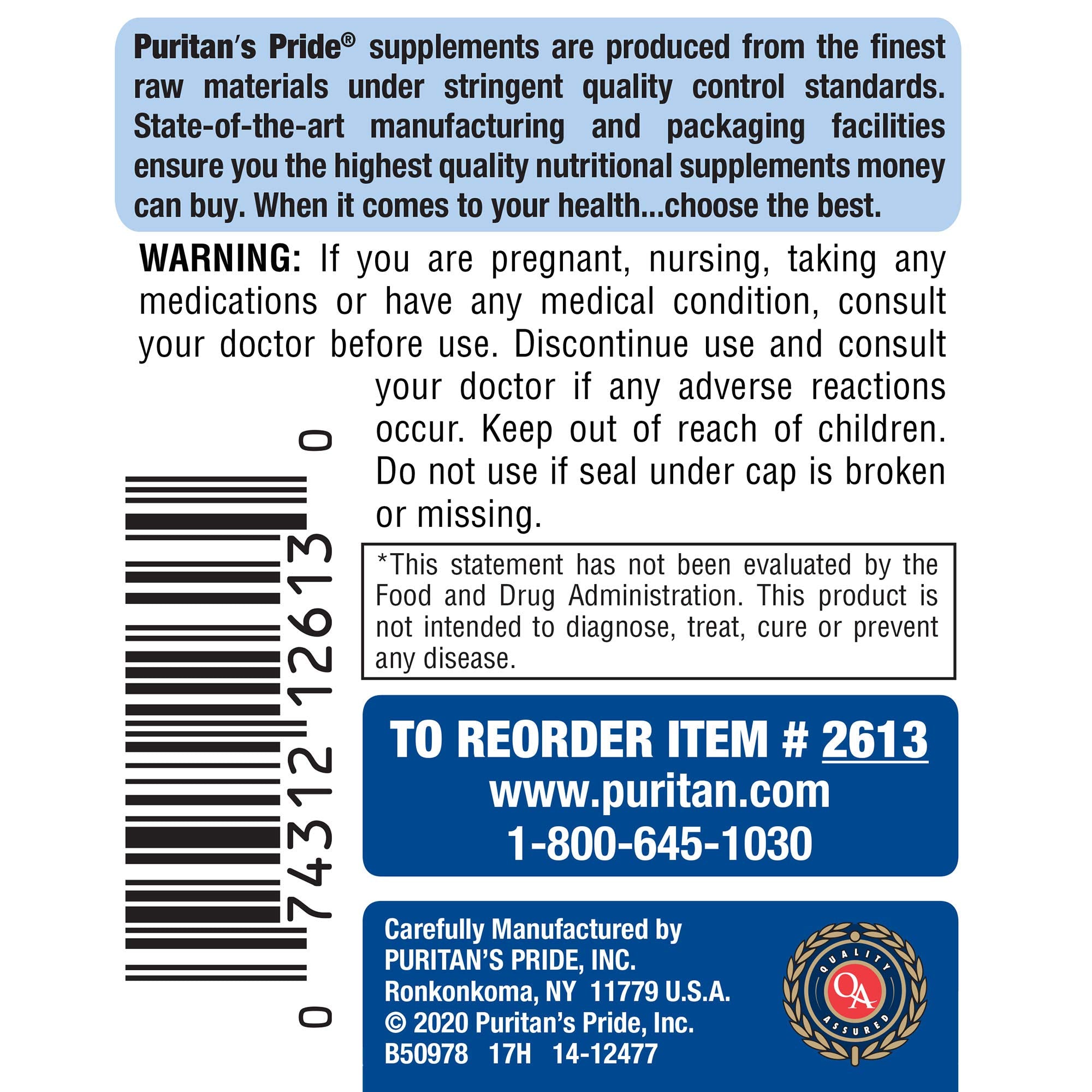 Puritan's Pride Probiotic Supplement, Acidophilus, Capsule, 250 Count(Pack of 1) Puritan's Pride uk supplements