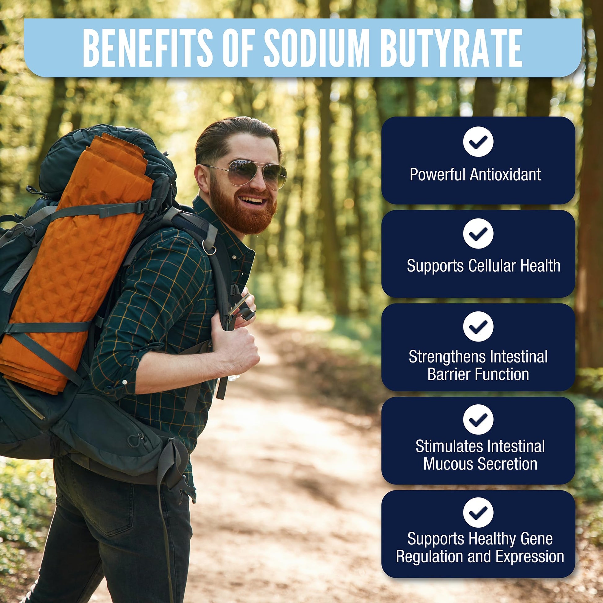 LongJuvity Sodium Butyrate Supplement (300mg) - Optimal Gut Health for Men & Women - Digestion Support & Leaky Gut Repair - Postbiotic Short Chain Fatty Acid, Lab Tested (120 Extended Release Caps) LongJuvity Labs uk supplements