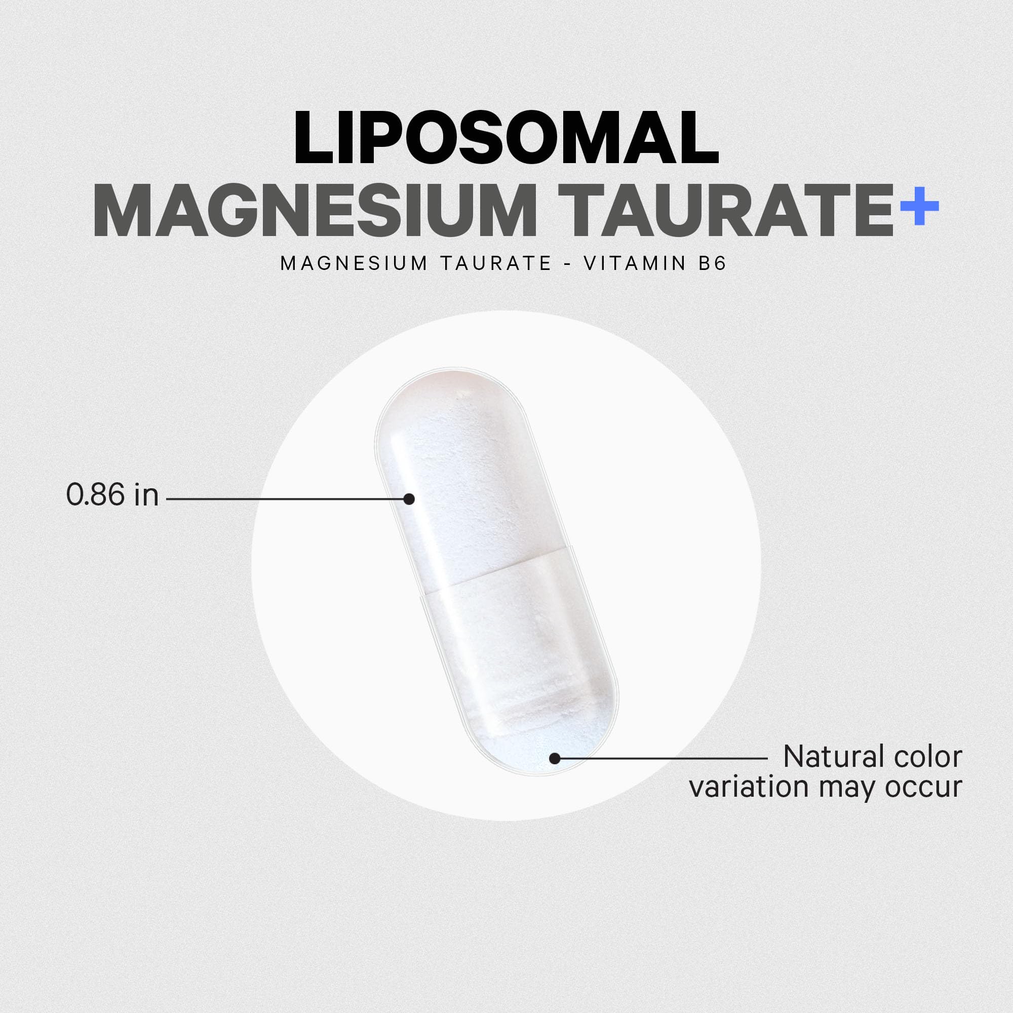 Codeage Liposomal Magnesium Taurate+ Supplement - Magnesium Taurate, Vitamin B6 as Pyridoxal 5-Phosphate, 2-Month Supply - Liposomal Delivery, Vegan, Non-GMO, Gluten-Free, 120 Capsules Codeage uk supplements