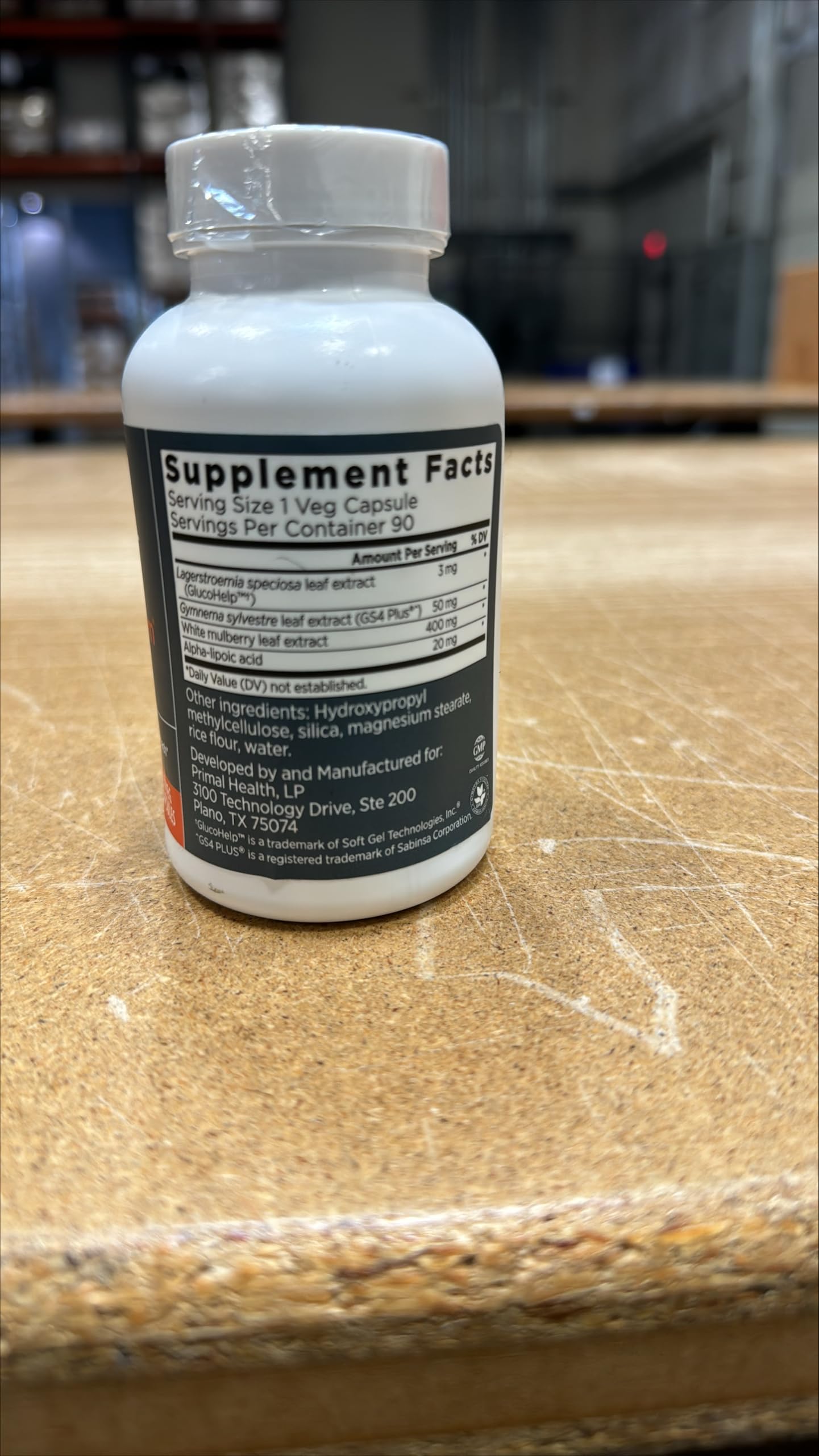 Primal Labs GlucoBurn Support Supplement with White Mulberry Leaf Extract and Alpha Lipoic Acid, 90 Veg capsules Primal Labs uk supplements