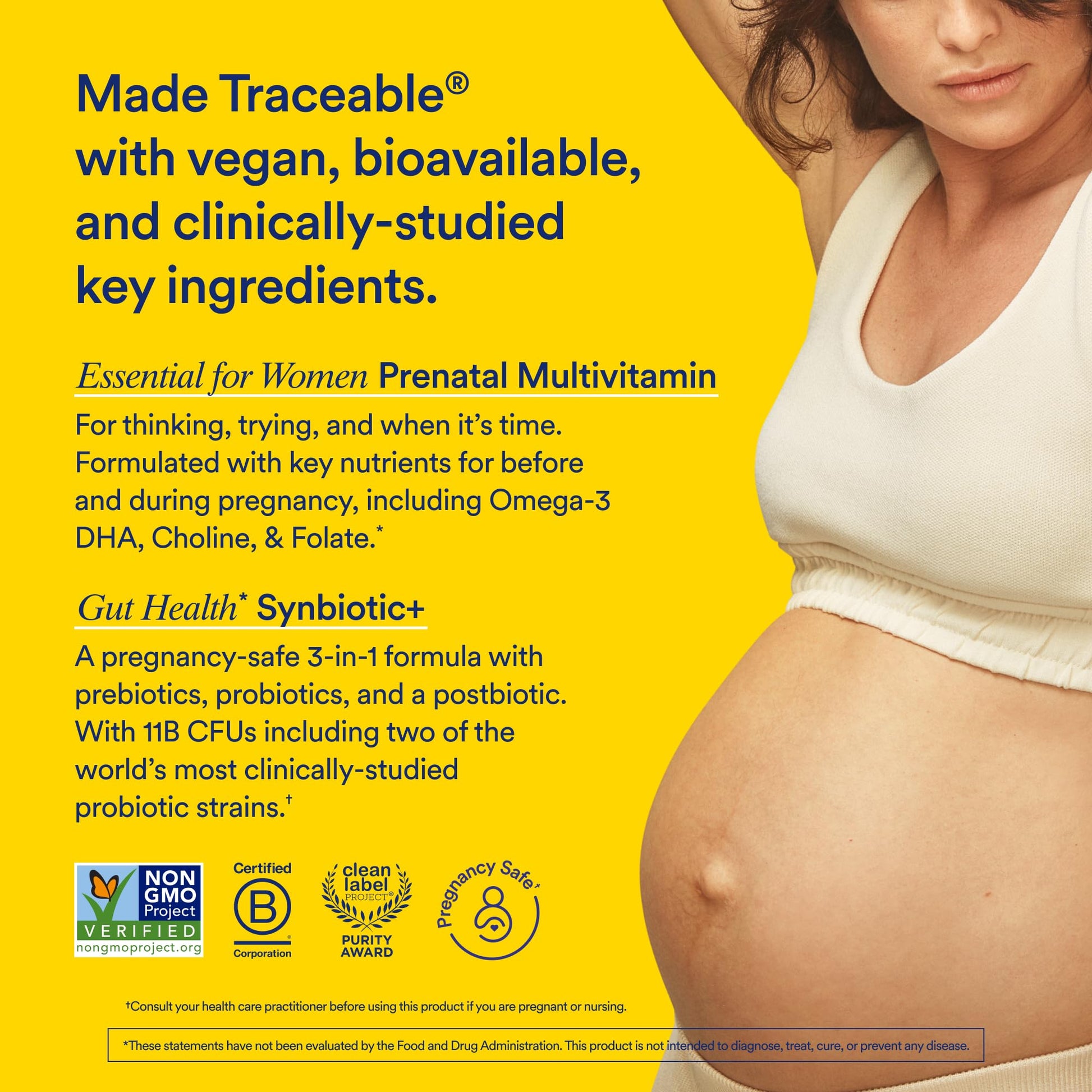 Ritual Prenatal Multivitamin and Gut Duo Supplements with Prenatal Vitamins and Synbiotic+: 3-in-1 Probiotic, Prebiotic, Postbiotic, Supports Pregnancy, and Gut Health, 30 Day Supply Ritual uk supplements
