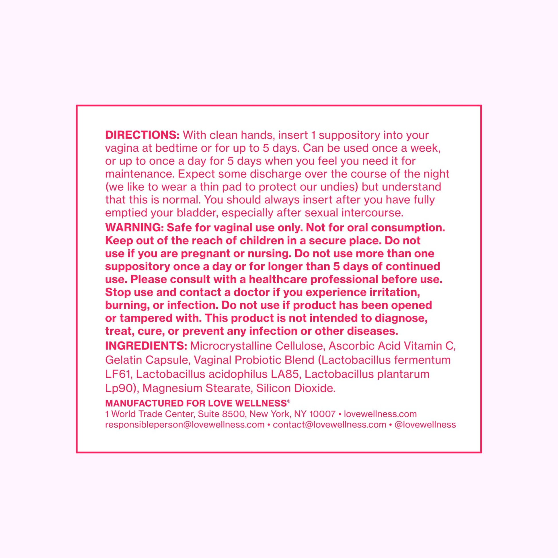 Love Wellness The Killer & Flora Power | Vaginal Suppository Duo with Boric Acid, Probiotics & Vitamin C | Supports pH Balance, Odor Control & Feminine Health | Fragrance-Free, Non-GMO & Paraben Free Love Wellness uk supplements