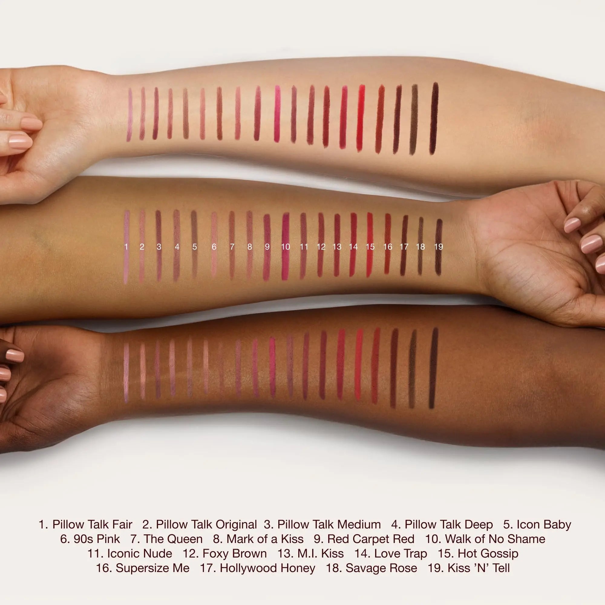 Charlotte Tilbury Lip Cheat Lip Liner Pencil - Gives Lips a Fuller-Looking, Defined Pout - Enriched with Jojoba Oil & Hyaluronic Acid - Waterproof, Smudge-Proof & Transfer-Proof - Foxy Brown Charlotte Tilbury uk supplements