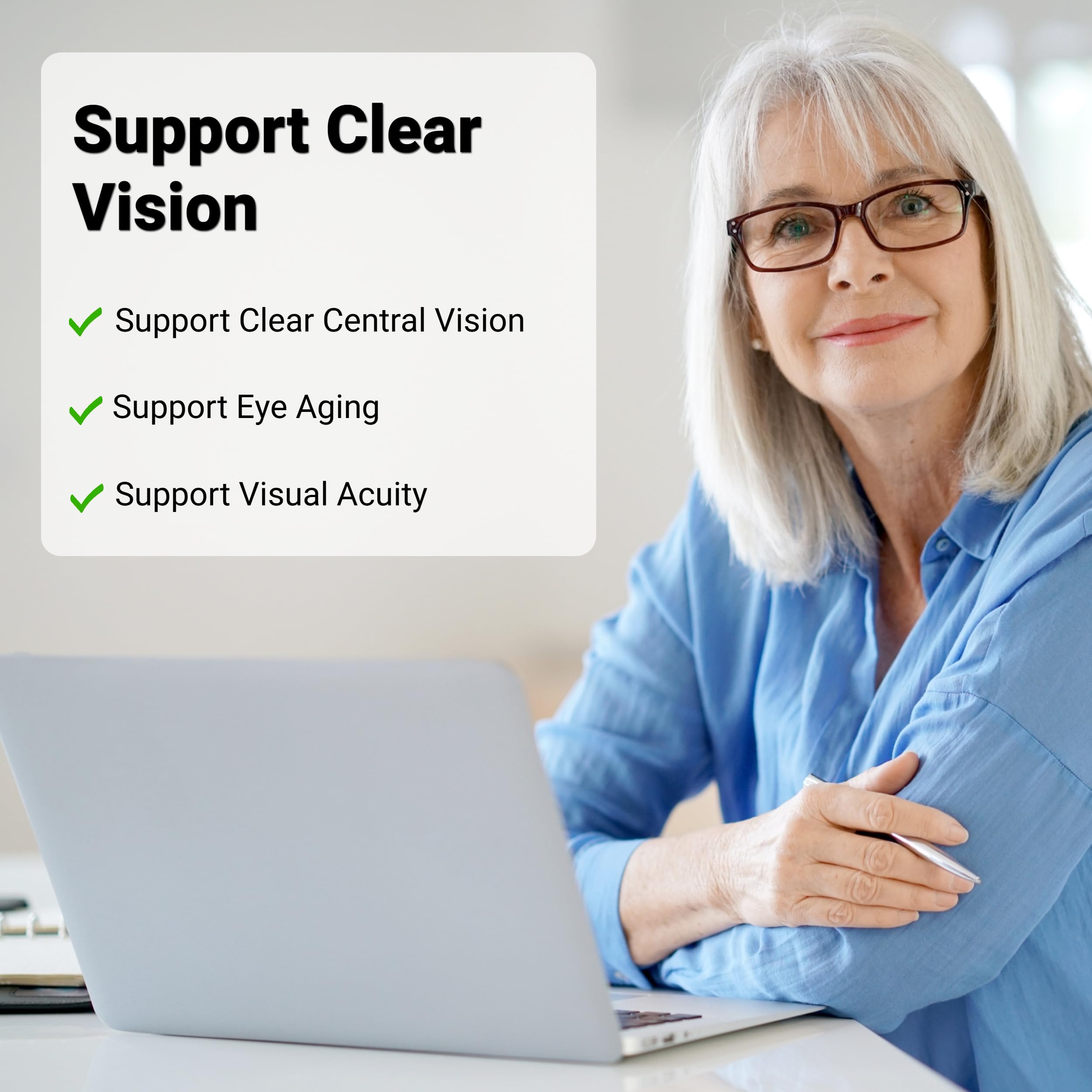 UpNourish AREDS 2 Eye Vitamins for Seniors - Lutein Eye Health Supplement for Adults - Computer Eye Strain Relief, Ocular Health and Dry Eye Support - Vision & Eye Supplements for Women and Men UpNourish uk supplements