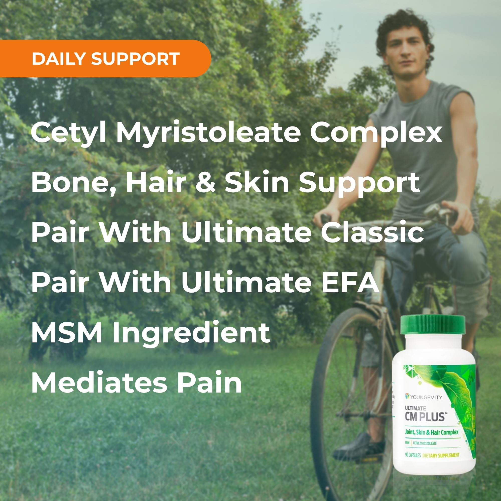 Youngevity Ultimate CM Plus™ - Patented Bone Health Supplement MSM & Cetyl Myristoleate - Muscle and Bone Health Complex - (90 Capsules) Youngevity uk supplements