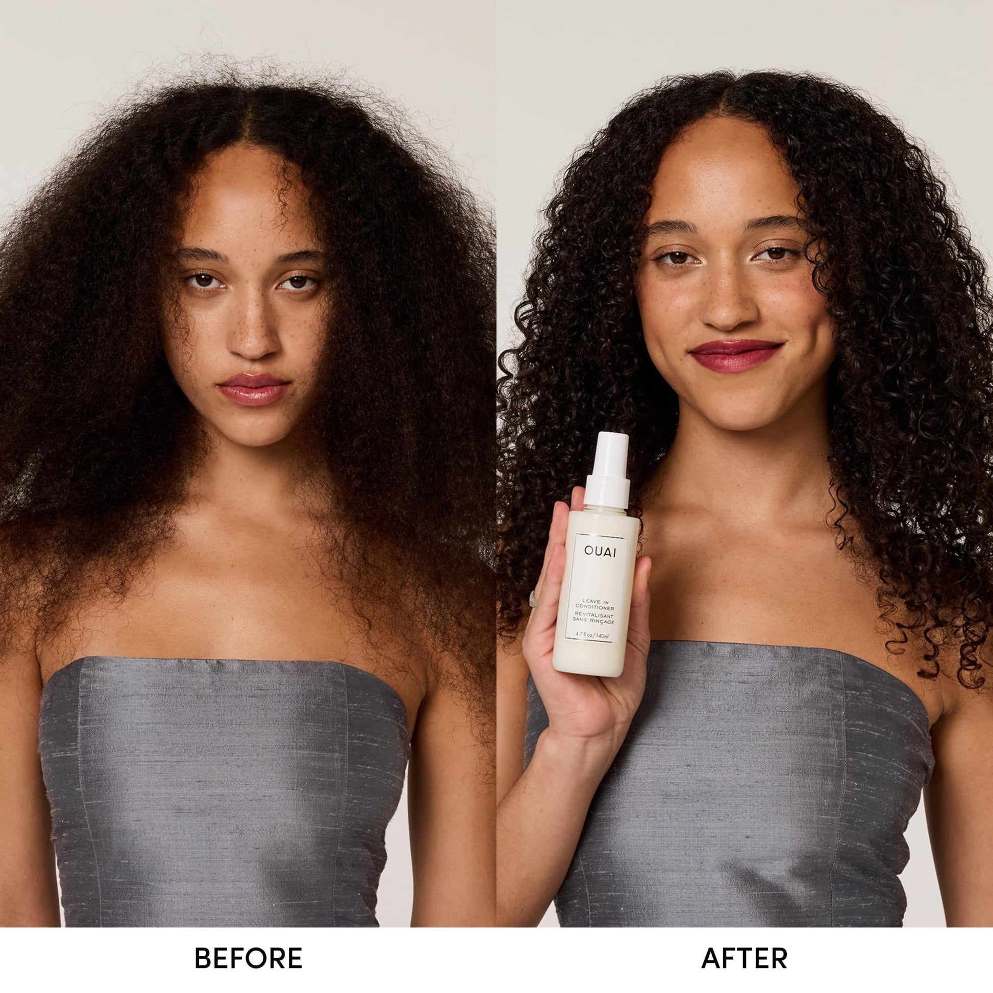 OUAI Leave In Conditioner & Heat Protectant for Hair - Prep Hair for Styling or Use as Detangling Spray to Fight Frizz & Flyaways - No Parabens, Sulfates or Phthalates (4.7 oz) OUAI uk supplements