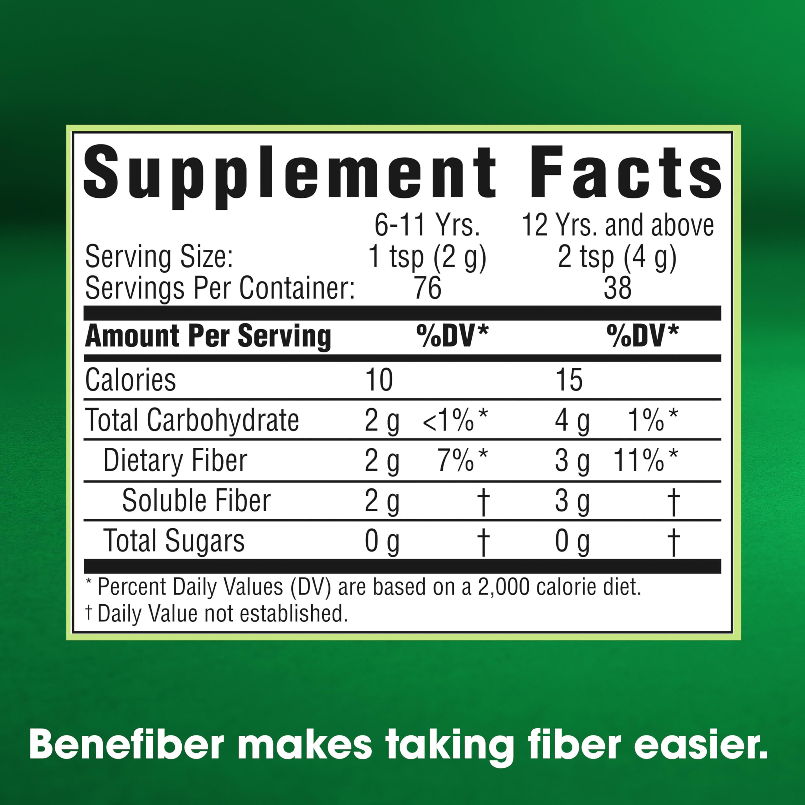 Benefiber Daily Prebiotic Fiber Supplement Powder for Digestive Health, Unflavored Benefiber uk supplements