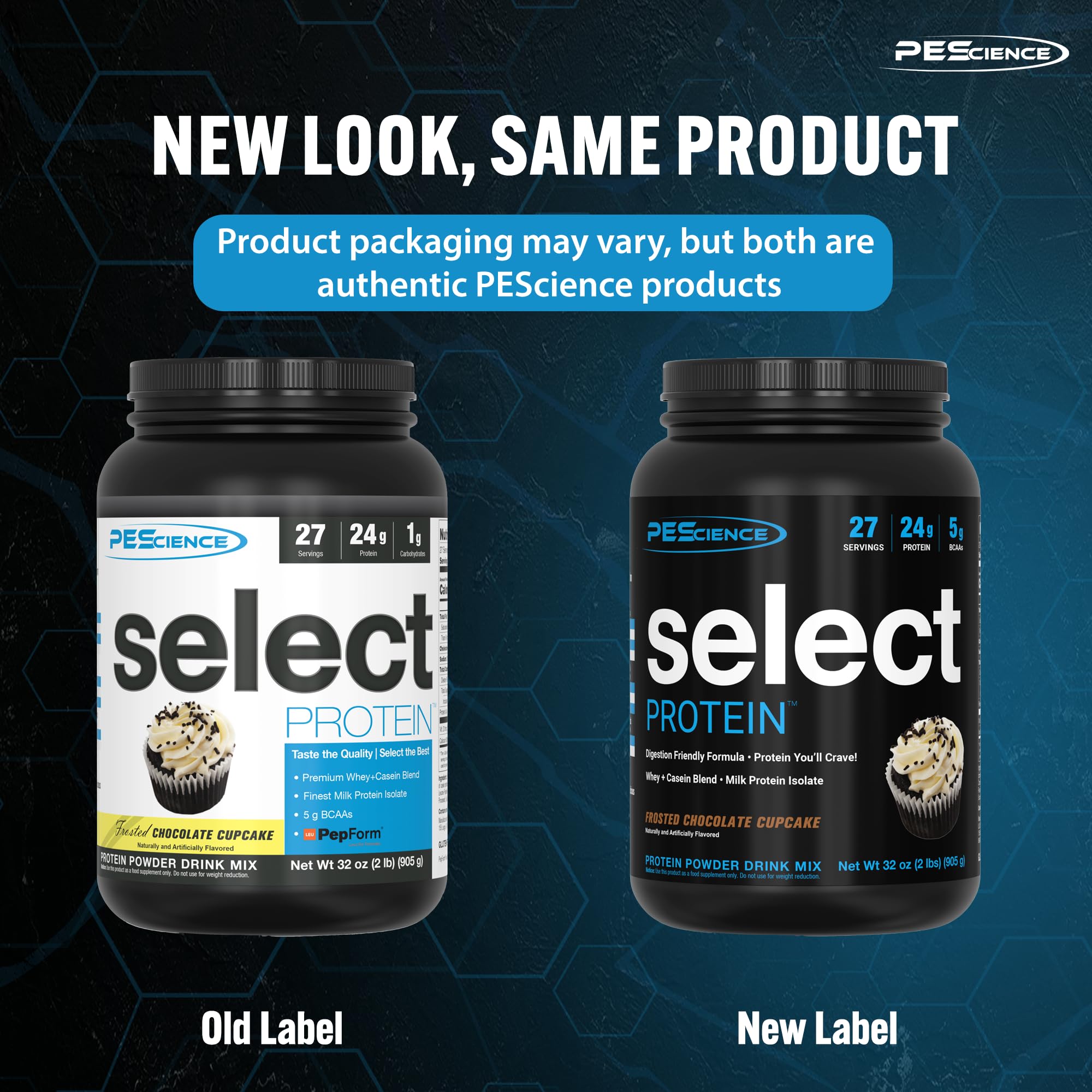 PEScience Select Low Carb Protein Powder, Chocolate Cupcake, 27 Serving, Keto PEScience uk supplements