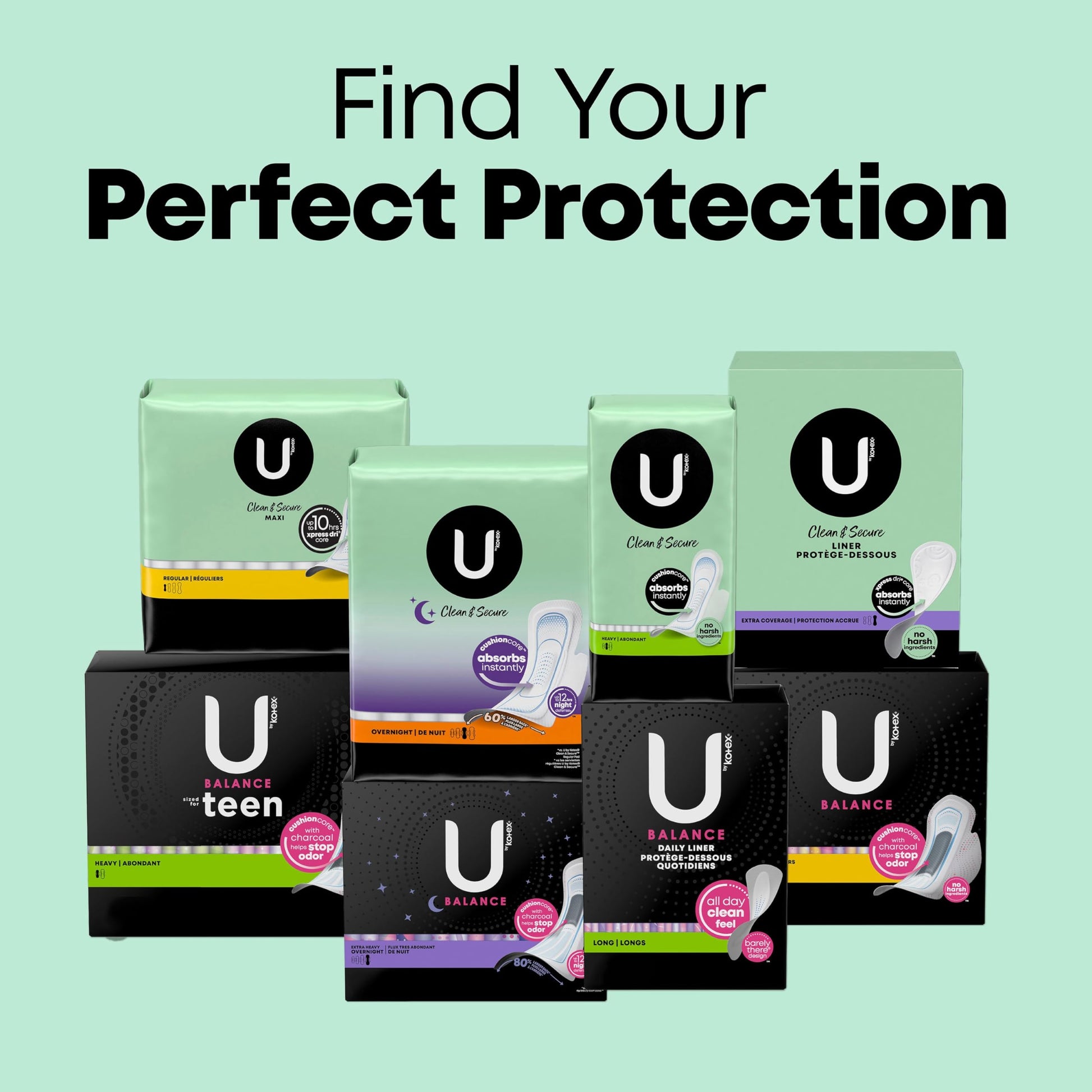 U by Kotex Clean & Secure Ultra Thin Pads, Heavy Absorbency, 56 Count (Packaging May Vary) U by Kotex uk supplements