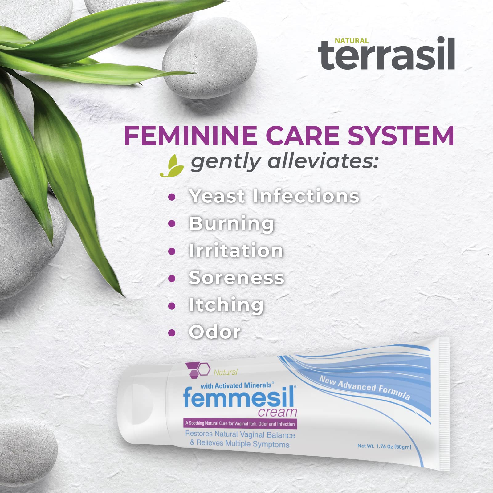 Femmesil Feminine Care Vaginal Health Antifungal Cream for Relief from Yeast Infection, Vaginal Itch & Irritation Aidance uk supplements