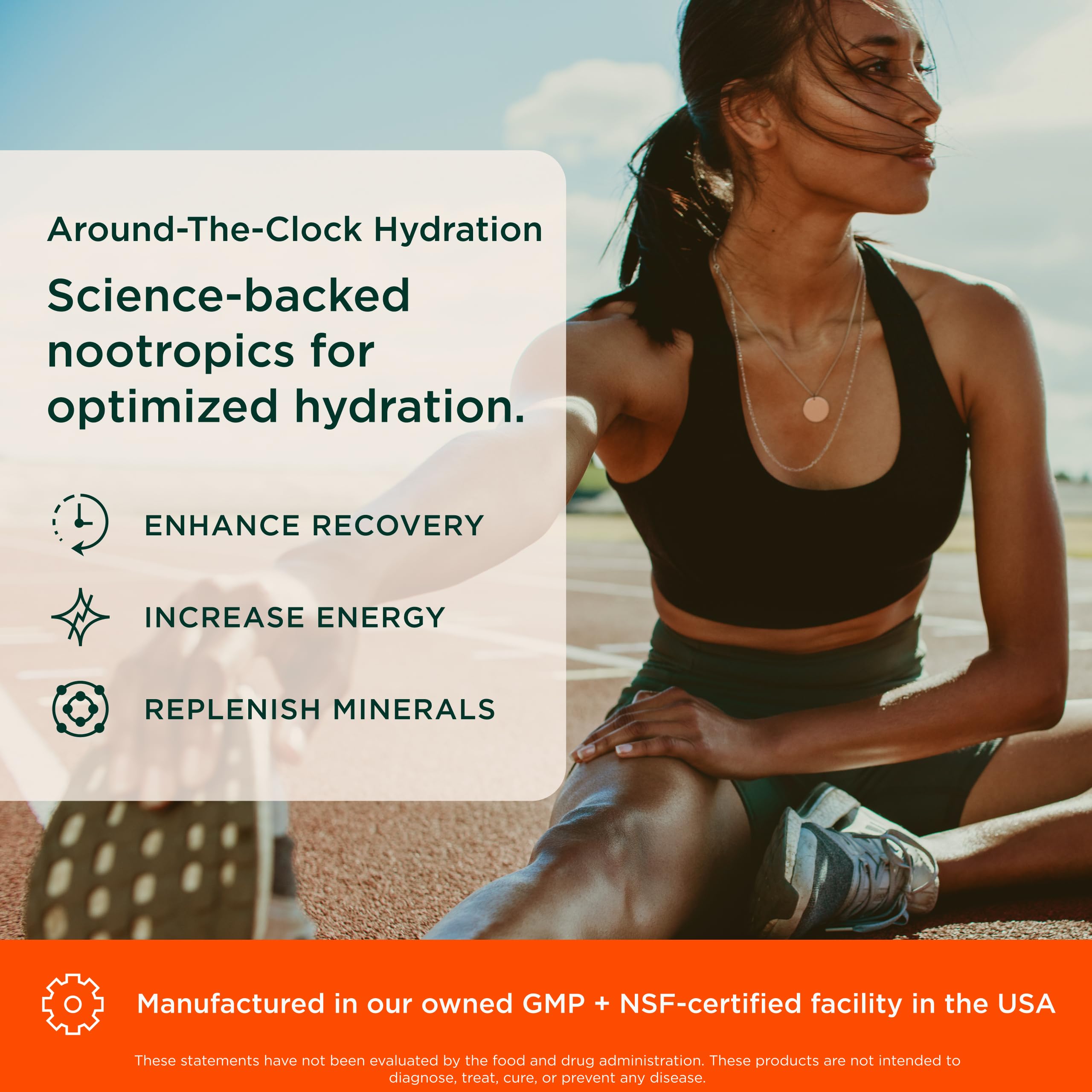 The Genius Brand Genius Electrolytes - Electrolyte Powder for Active Lifestyles - Supports Hydration, Energy, Endurance, Muscle Growth & Recovery - Lemon Lime - 30 Servings The Genius Brand uk supplements