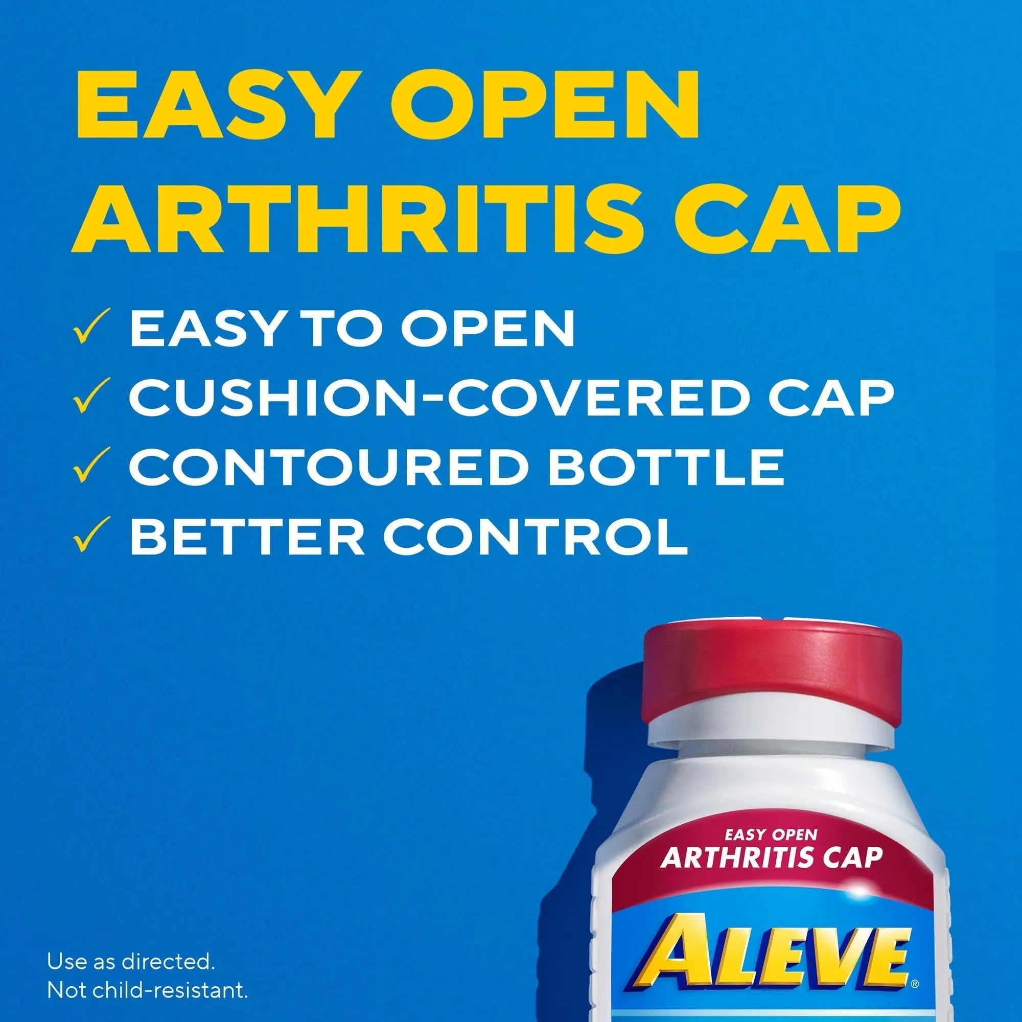Aleve Gelcaps with Easy Open Arthritis Cap, Naproxen Sodium, Medication for Arthritis Pain, 160 Count Aleve uk supplements