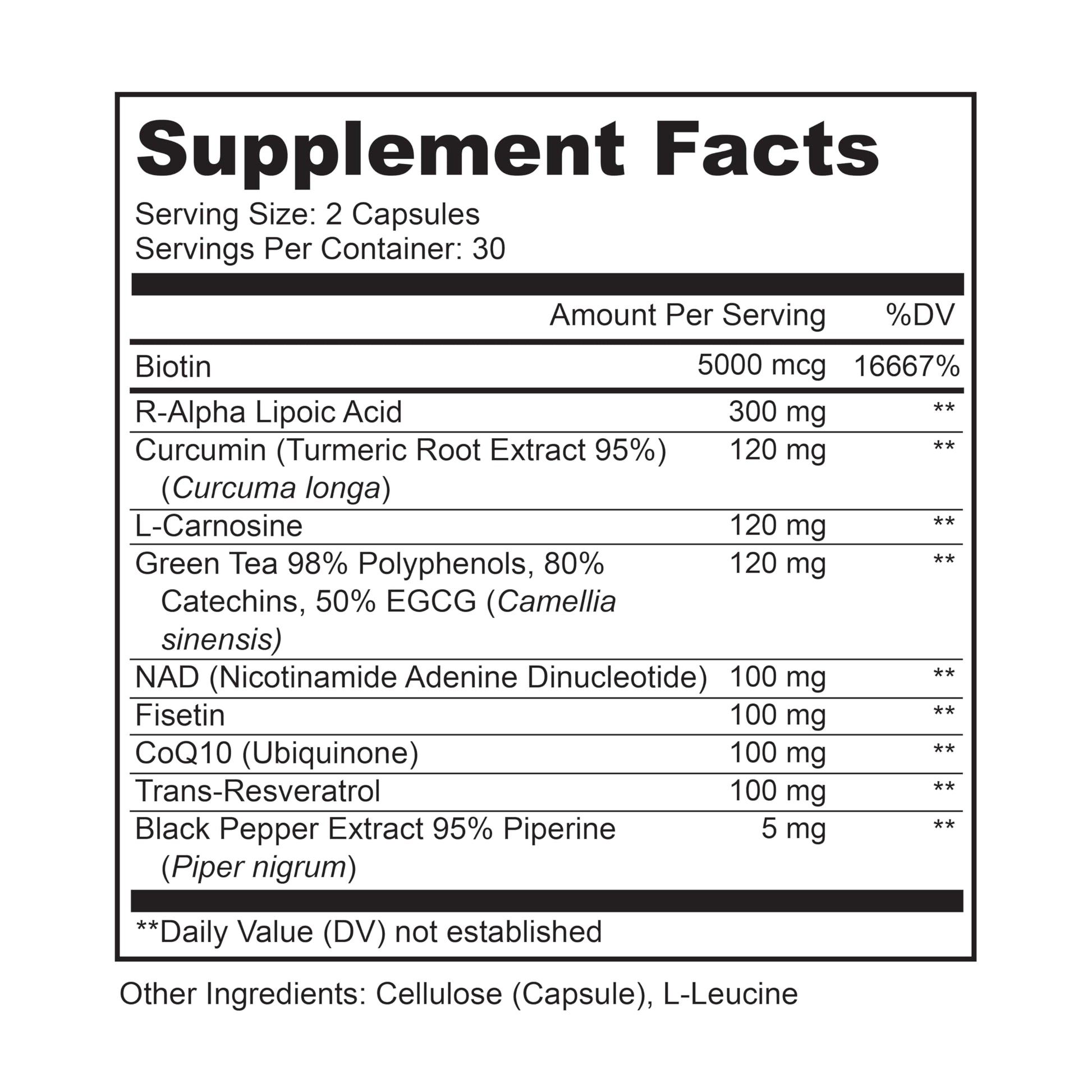 LIVELY VITAMIN CO. Perfect Ten - Anti-Aging & Antioxidant Supplement - Biotin & Lipoic Acid - Healthy Hair, Skin, Nails - Energy Boost - Sharper Brain Function - Stronger Immunity - 60 Capsules LIVELY VITAMIN CO uk supplements