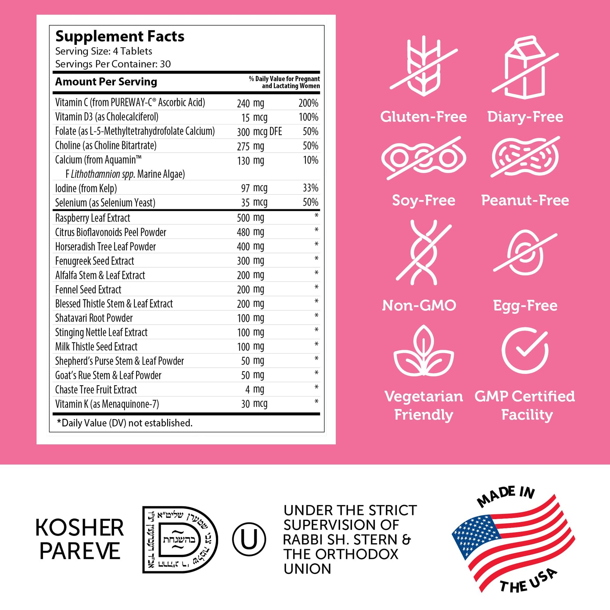 Zahler Postnatal Flow for Advanced Lactation Support, Breastfeeding + Postnatal Support, 120 Tablets. Zahler uk supplements