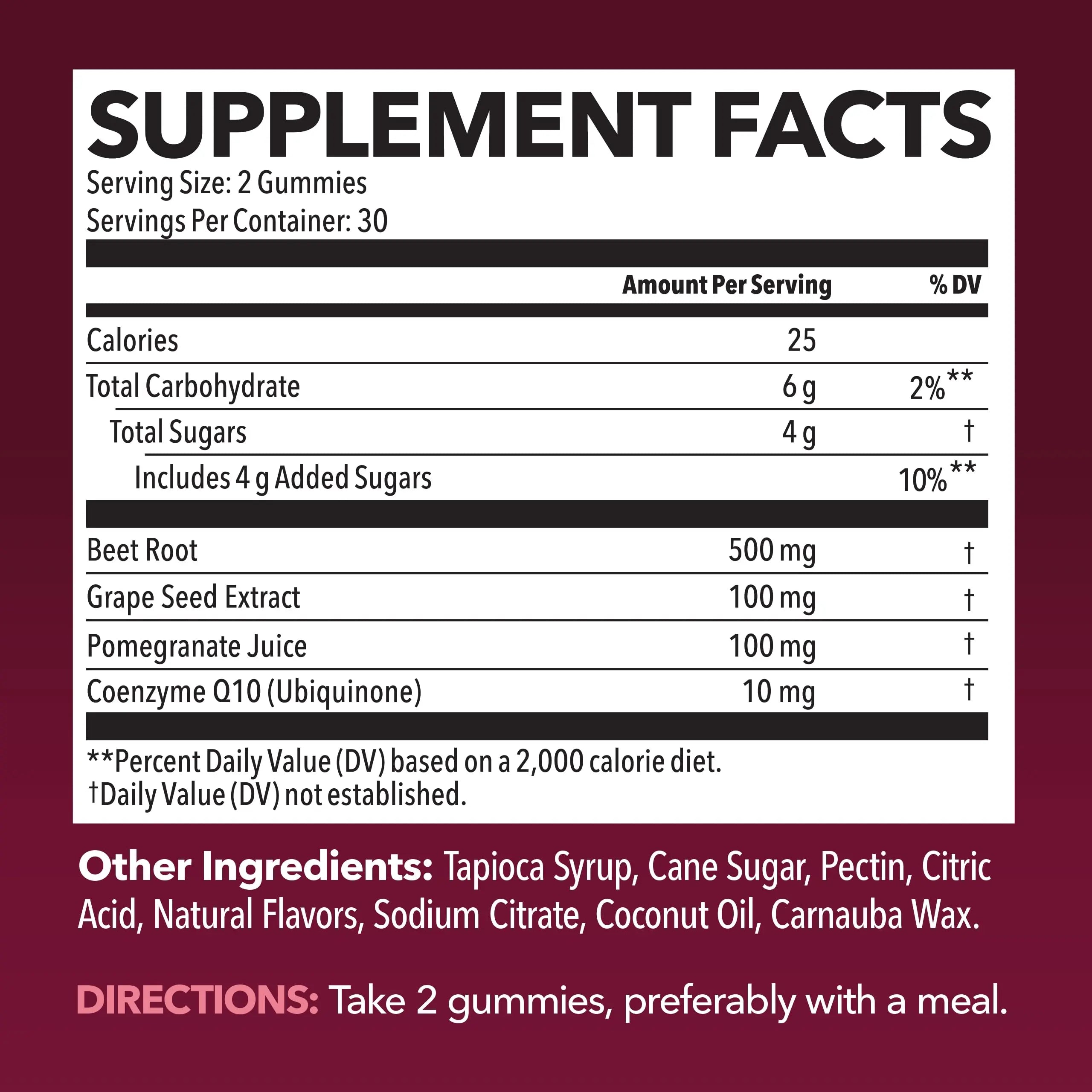 Beet Root Gummies with COQ10 & Pomegranate - Nitric Oxide Supplement for Men and Women - Beetroot for Endurance, Performance, Recovery - Vegan, Non-GMO, Gluten Free HAVASU NUTRITION uk supplements