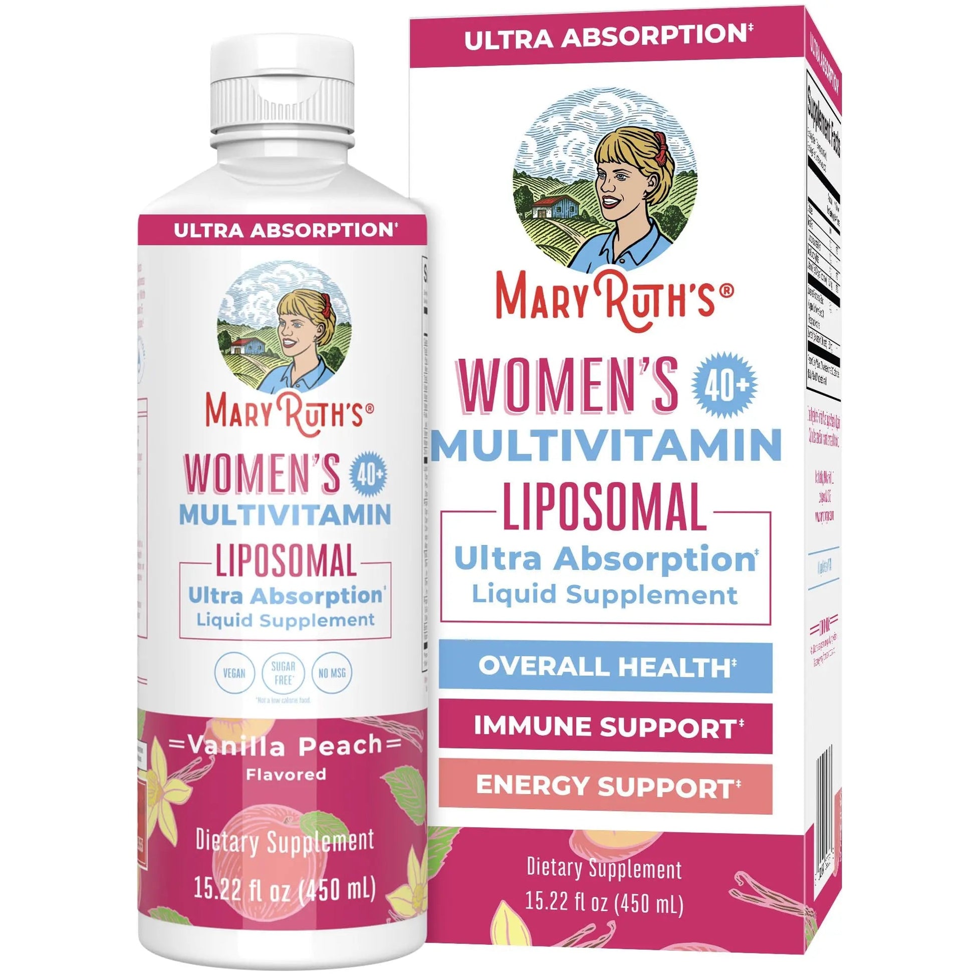 MaryRuth Organics Multivitamin for Women 40+, Womens Multivitamin Liposomal, Immune Support Supplement MaryRuth Organics uk supplements