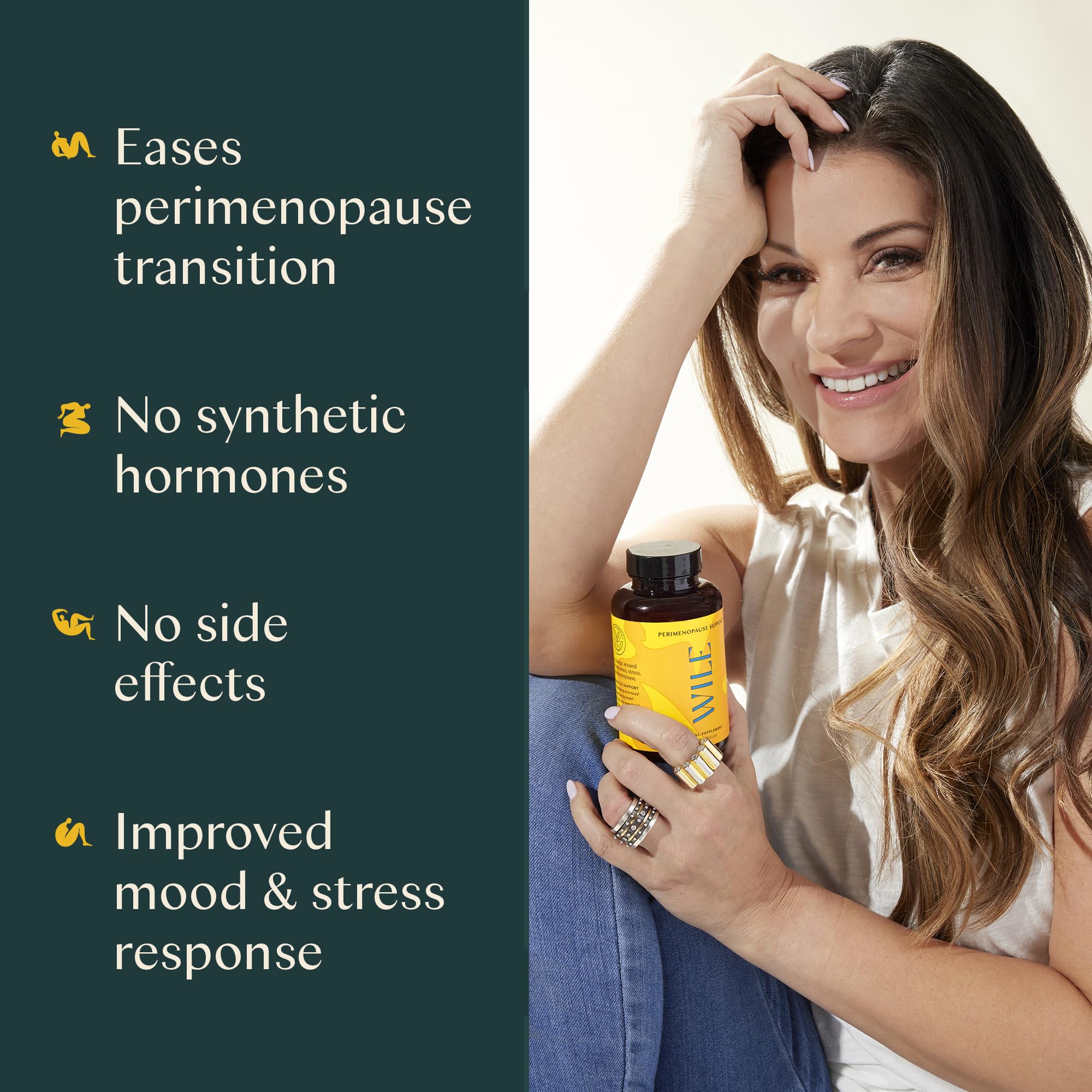 Wile Perimenopause Supplement for Women with Ashwagandha, Kudzu Root, Hops Extract WILE uk supplements