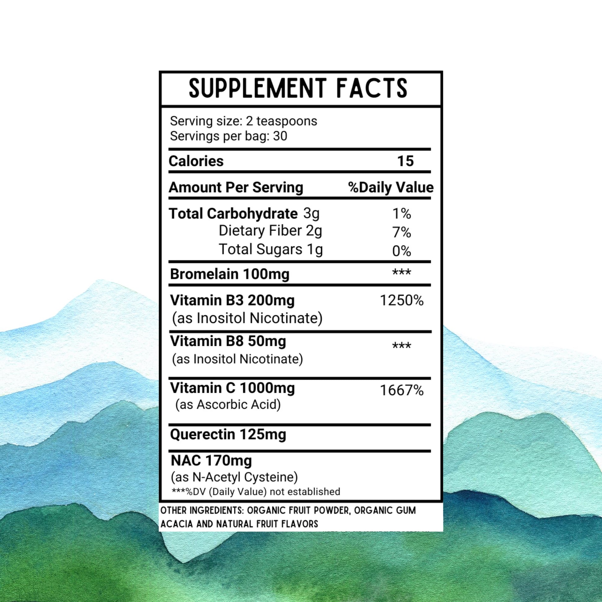 Revitalize Wellness Organic Seasonal Defense Powder Formerly Allergy Defense | Bromelain, Vitamin B3, Vitamin C, Quercetin, and NAC | No Sugar Added | Fruit Punch Flavor | 30 Servings Revitalize Wellness uk supplements