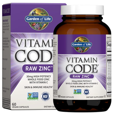 Garden of Life Vitamin Code Raw One Men's Multivitamin with Zinc Supplements for Immune and Skin Health, 30 Capsules Garden of Life uk supplements