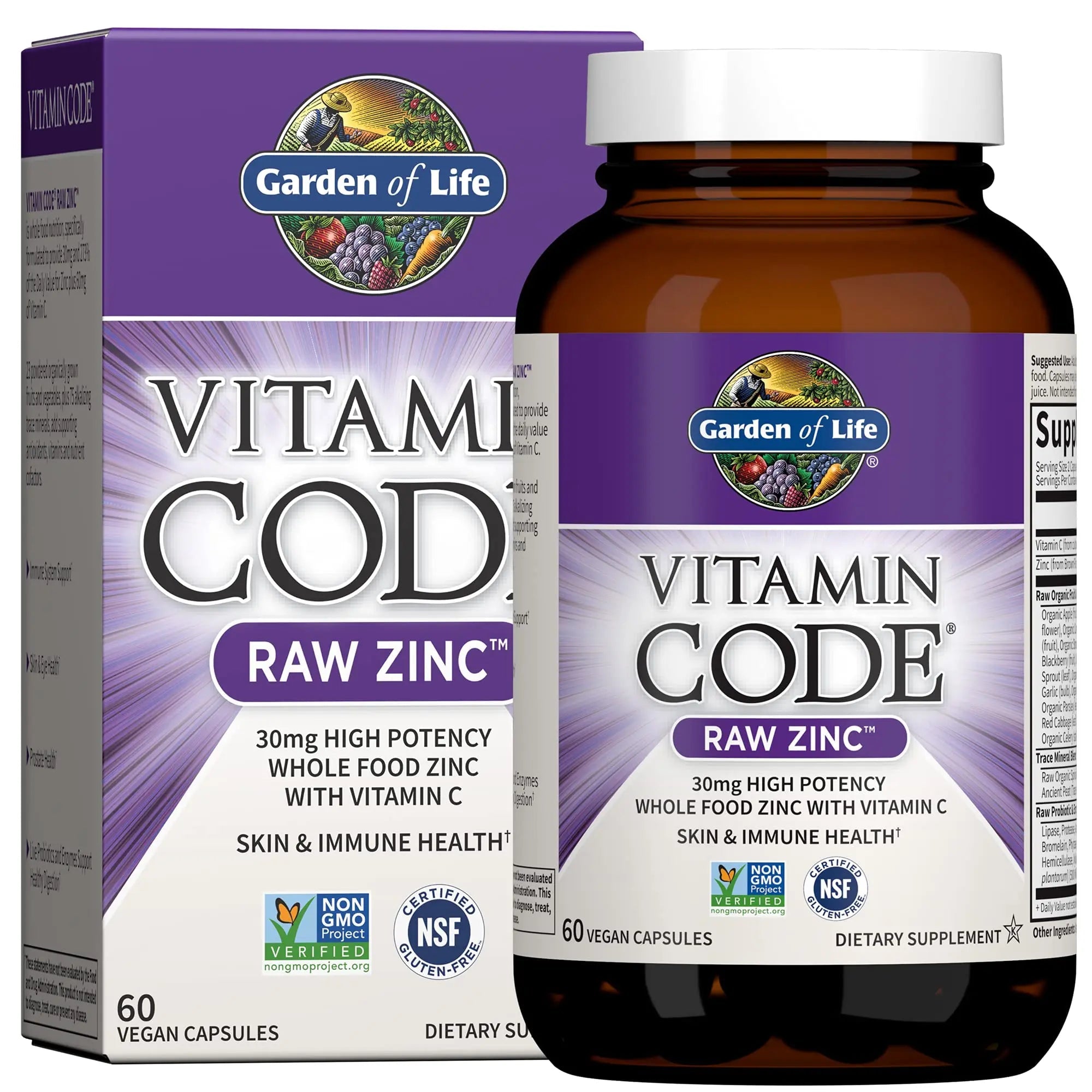 Garden of Life Women's Multivitamin and Zinc Supplement Bundle (2 Items) Garden of Life uk supplements