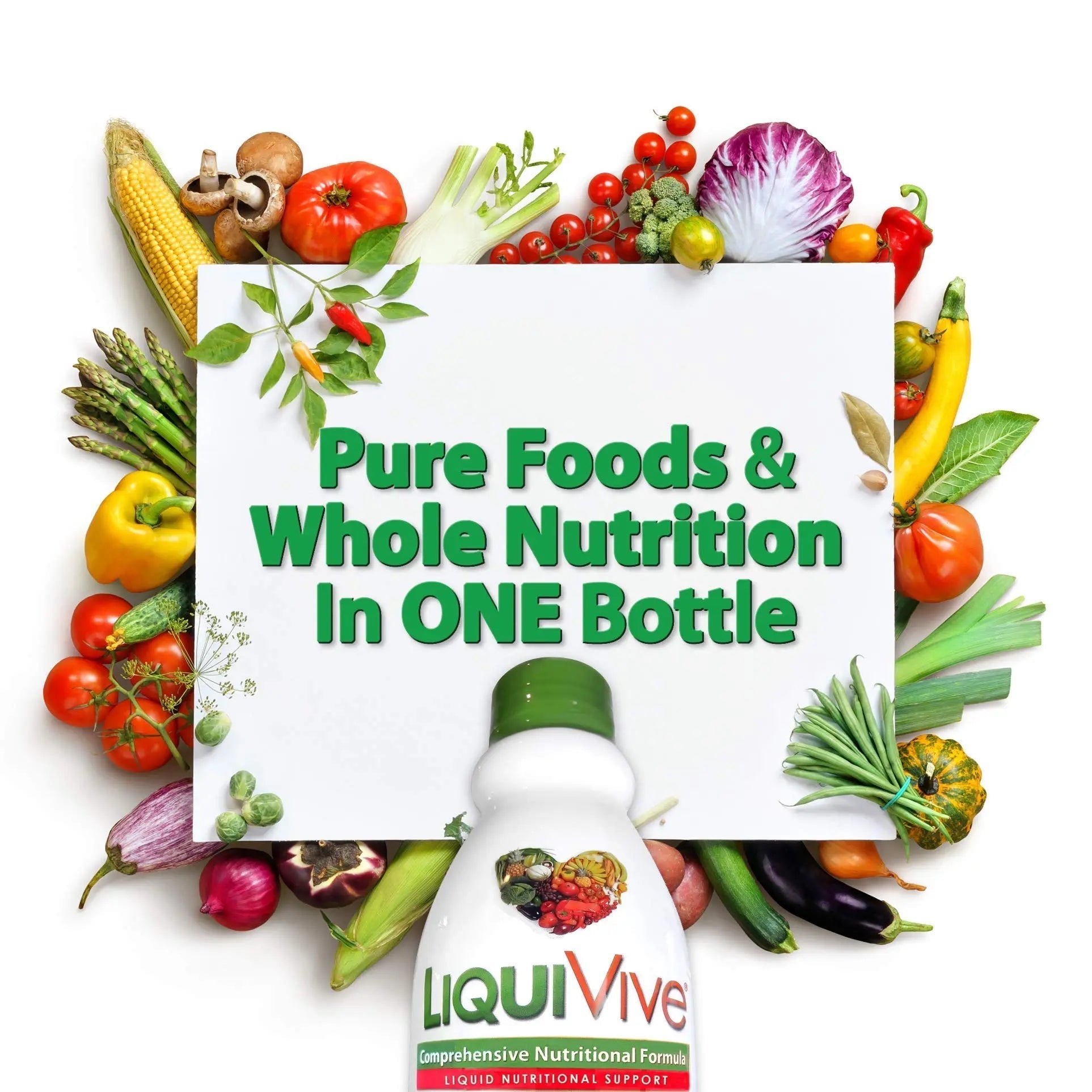 LiquiVive Liquid Vitamins Mega Nutrition | Vegetarian Daily Multivitamin Balance Immune Support Booster Superfood of Nature | Vitamin C D3 A B12 E K | Life Miracle uk supplements