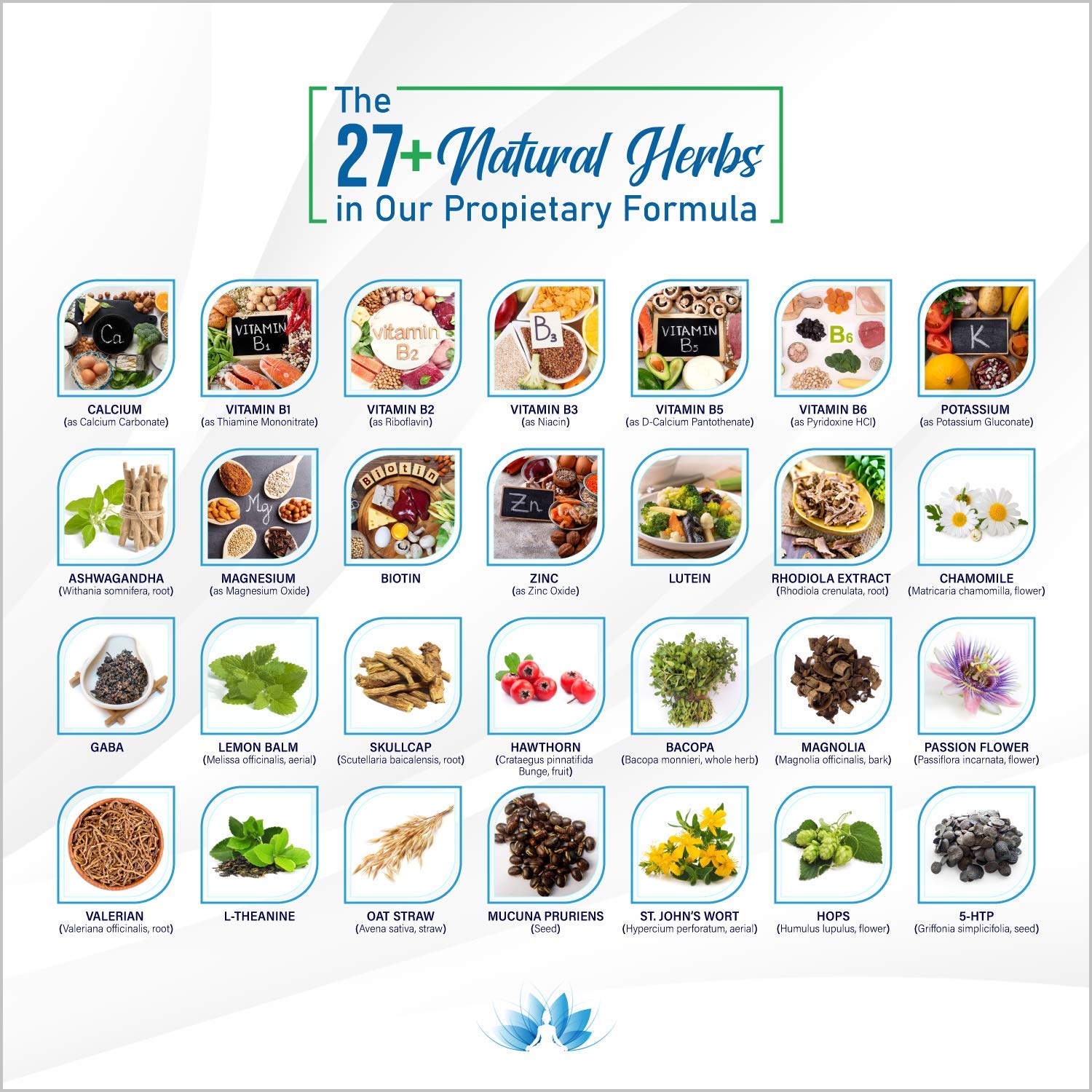 28 in 1 Calm Mood Support Supplement- Natural Happy Pills for Occasional Anxiousness & Stress, Worry feelings, Relaxation, Mental Clarity | Max Sleep & Mood Support for Women & Men|120 Vegan Capsules Rainbow Nutrients, LLC uk supplements