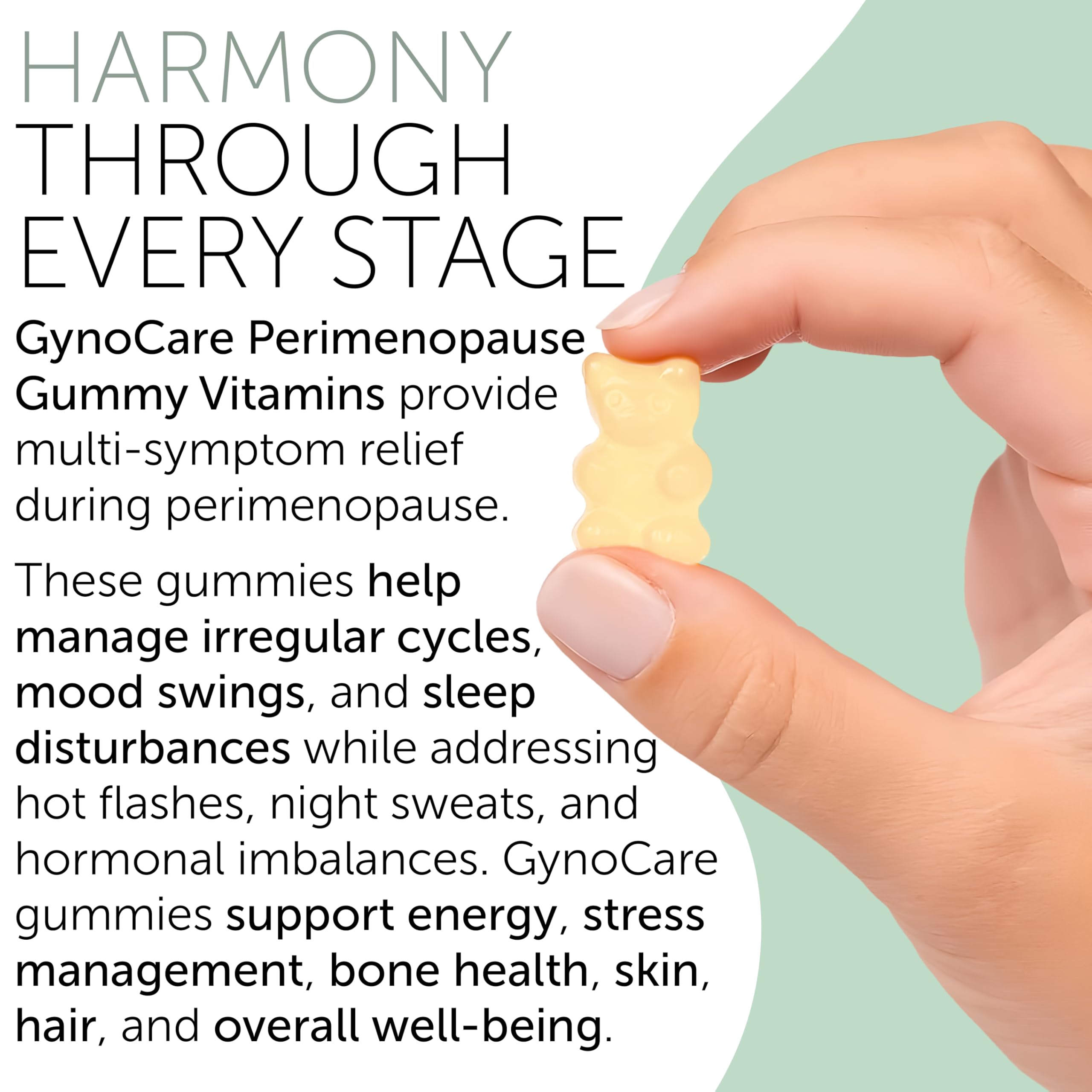Perimenopause Supplements Women | Premenopausal Gummy Vitamins | Relief for Hormonal Balance & Mood Swings | Supports Menstrual Cycle Regulation | 60 Vegan Gummies Terramed Just Think Comfort uk supplements