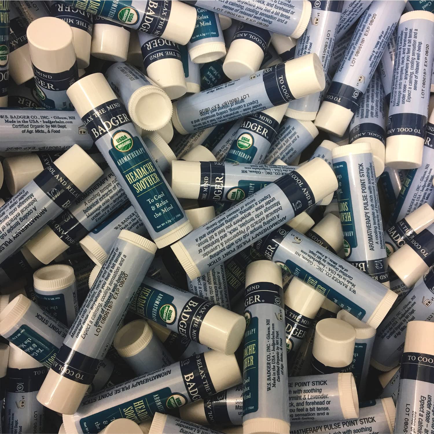 Badger Headache Soother - .6 oz Stick Badger uk supplements