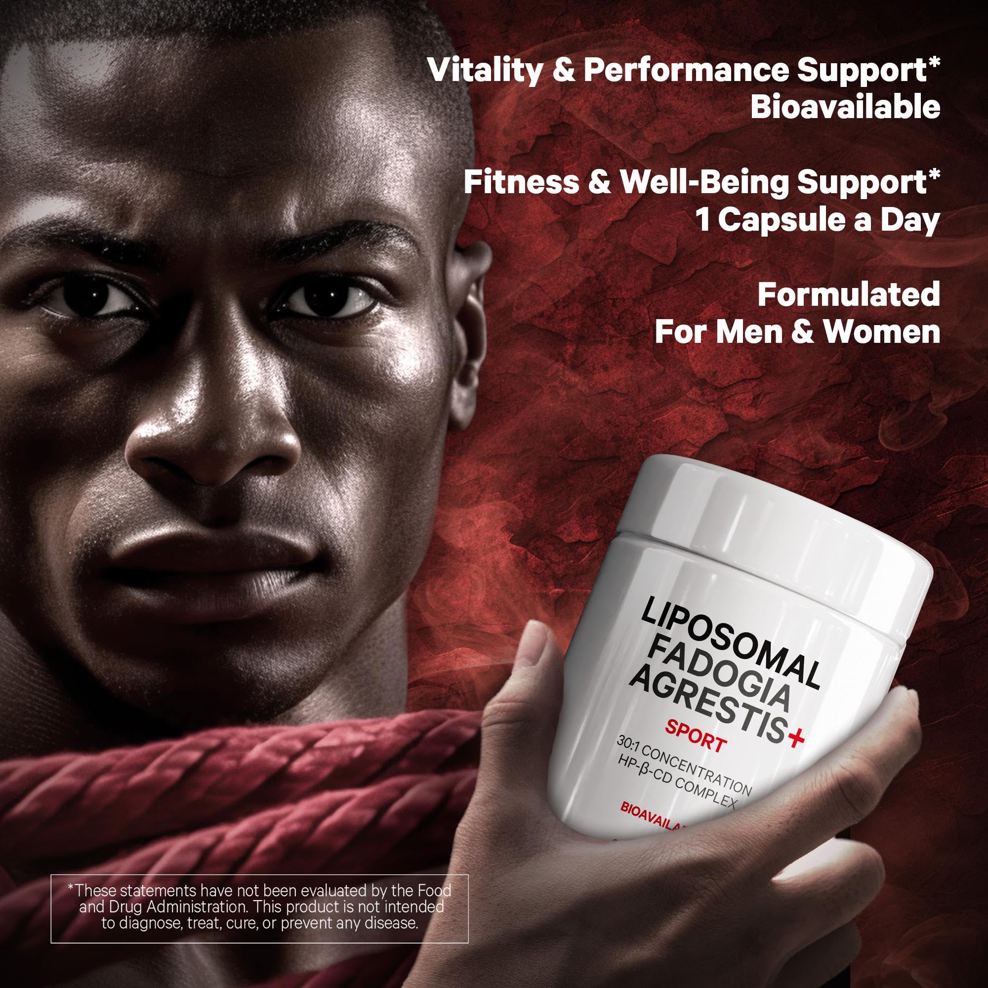 Codeage Liposomal Fadogia Agrestis 600mg Supplement - Fadogia Agrestis 30:1 Extract, Vitamin D3, Zinc, Fenugreek, BioPerine Black Pepper - 2-Month Supply - Liposomal Delivery - Non-GMO, 60 Capsules Codeage uk supplements