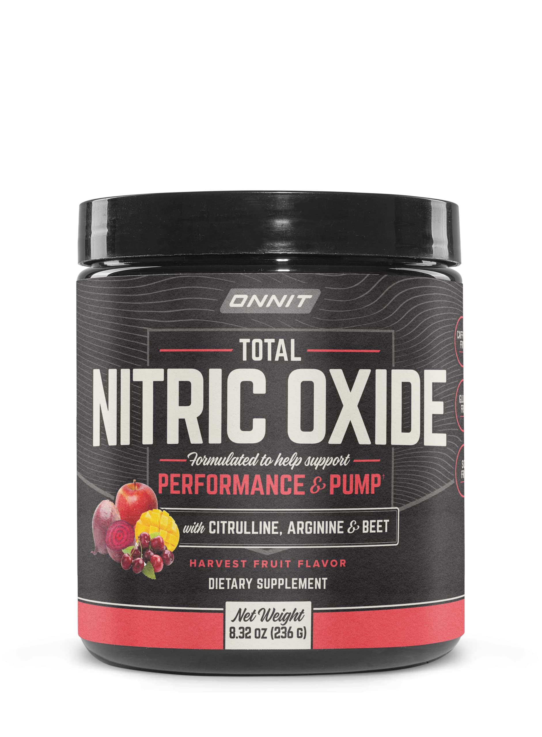 ONNIT Total Nitric Oxide - Caffeine Free Pre Workout Powder w/ Beet Root, L Arginine ONNIT uk supplements