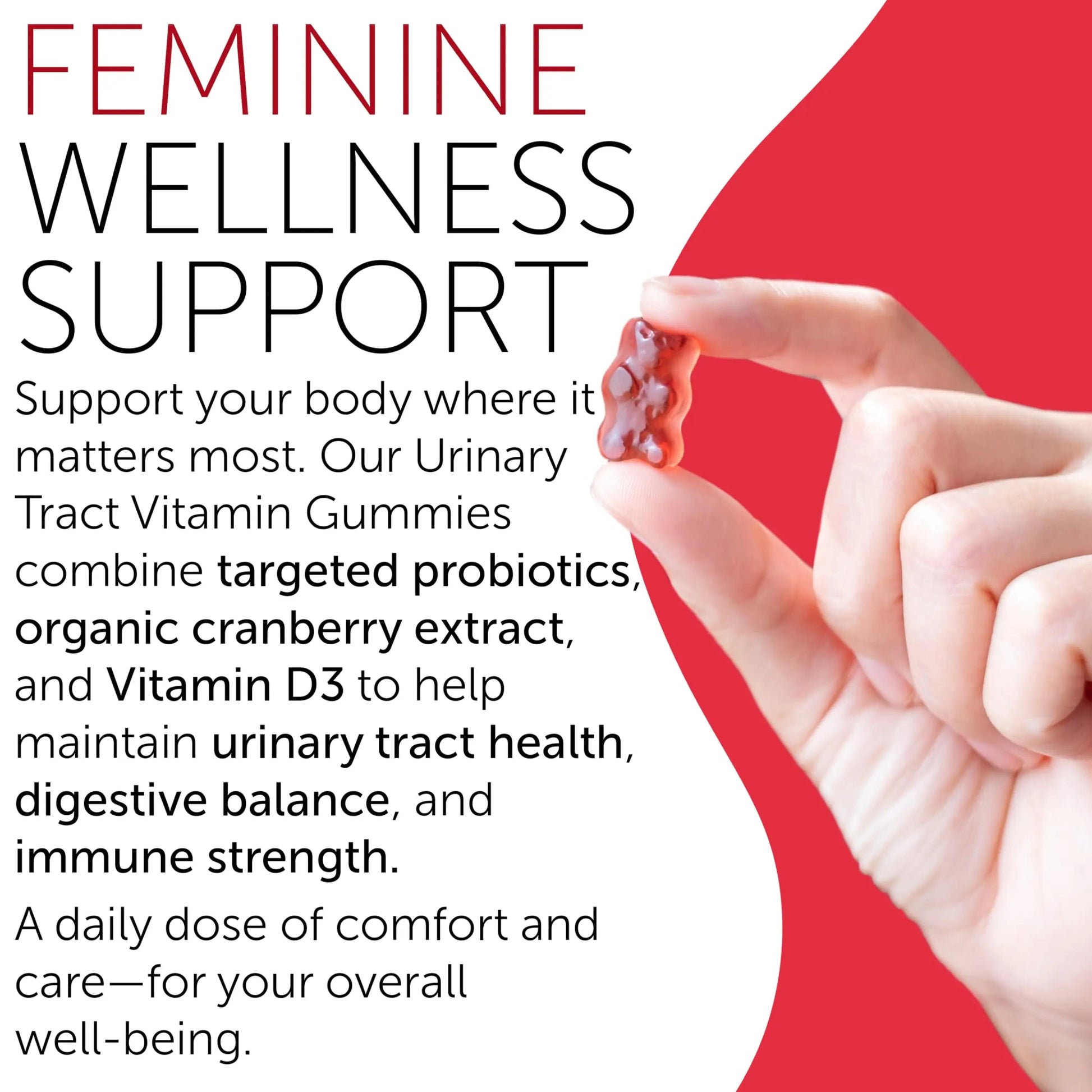 Cranberry Gummies UTI Treatment for Women | Urinary Tract Support for Women | Daily UTI Defense with Cranberry & Probiotics | Promotes Urinary Comfort & Normal Frequency | 60 Gummies Terramed Just Think Comfort uk supplements