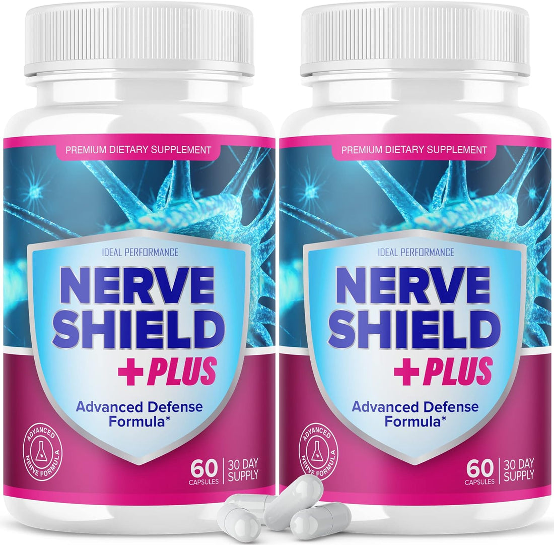 (2 Pack) Nerve Shield Plus Pills Original Supplement Advanced Nerve IDEAL PERFORMANCE uk supplements