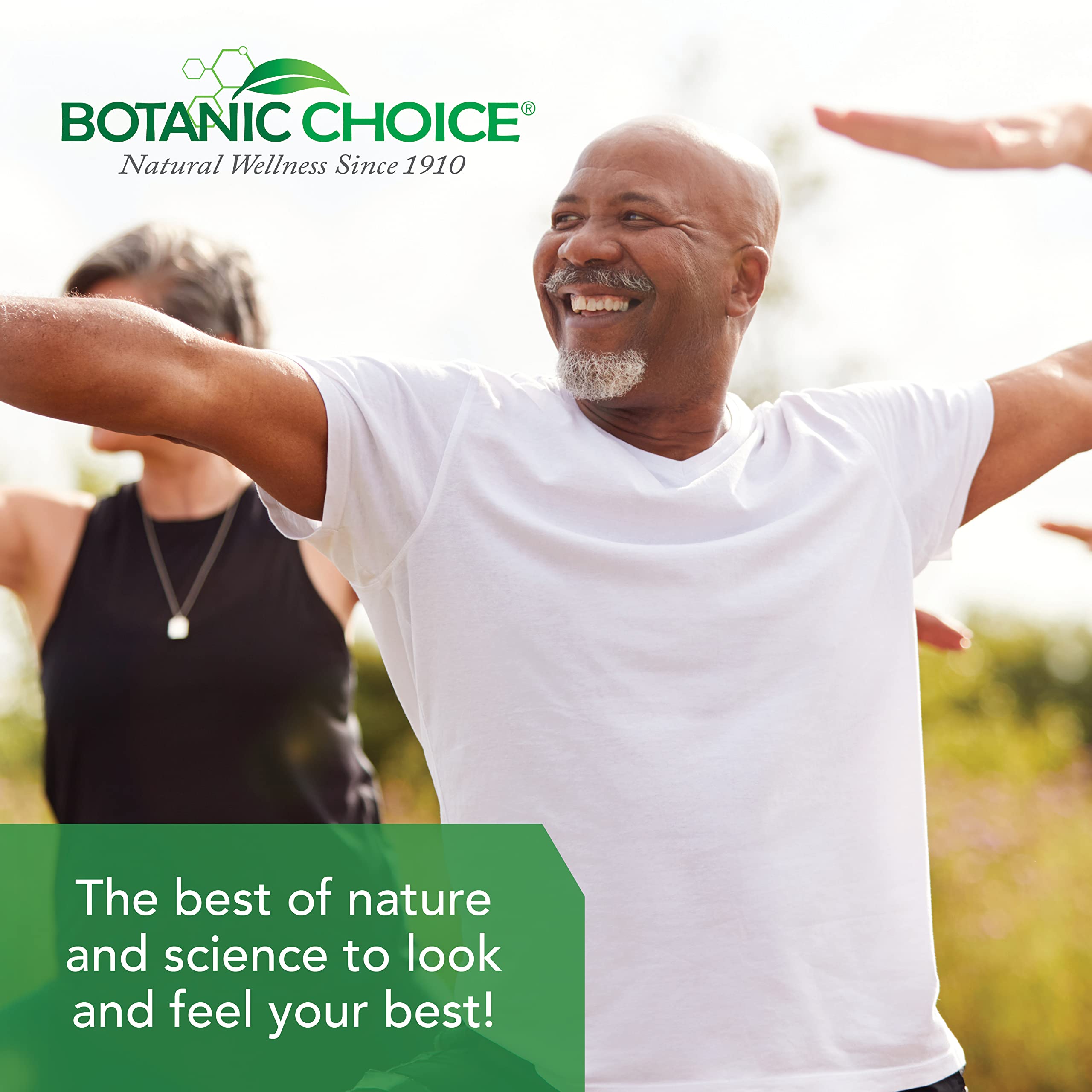 Botanic Choice Mega Fruits and Veggies Blend (60 Capsules) + Prostate 9 Complex (30 Softgels) Bundle - Energy Balance & Superfood Supplement + Urinary Flow & Cellular Health Botanic Choice uk supplements