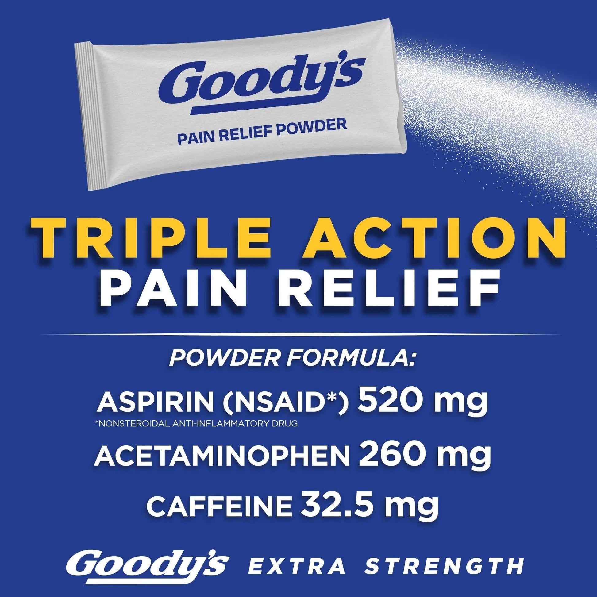 Goody's Pain Relief Powders, Extra Strength Headache Powder, 6 ct (Pack of 1) Goody's uk supplements