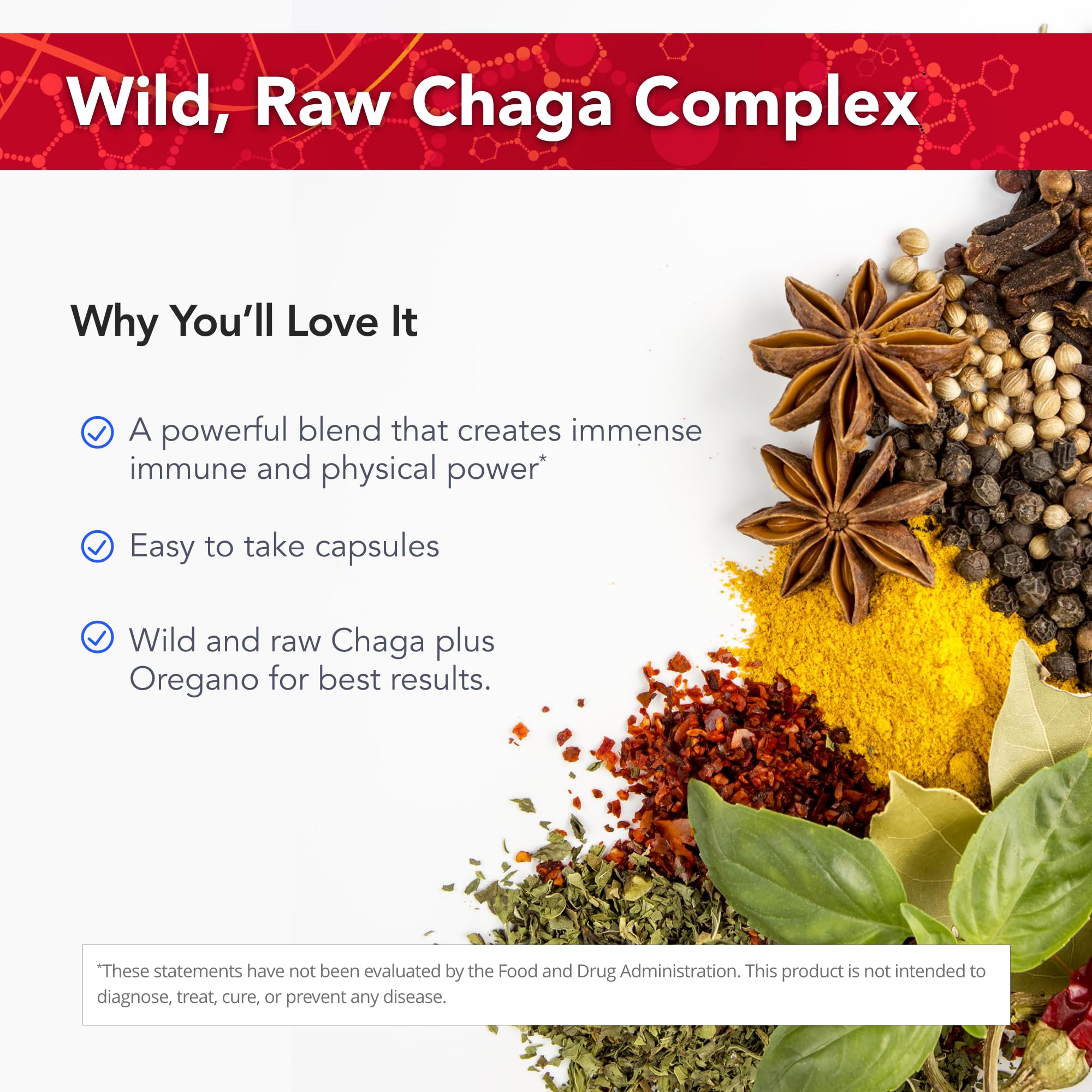 Physician's Strength ChagaStrength - 90 Capsules - Wild, Raw Chaga Complex - Immune & Physical Support - Non-GMO - 90 Servings Physician's Strength uk supplements