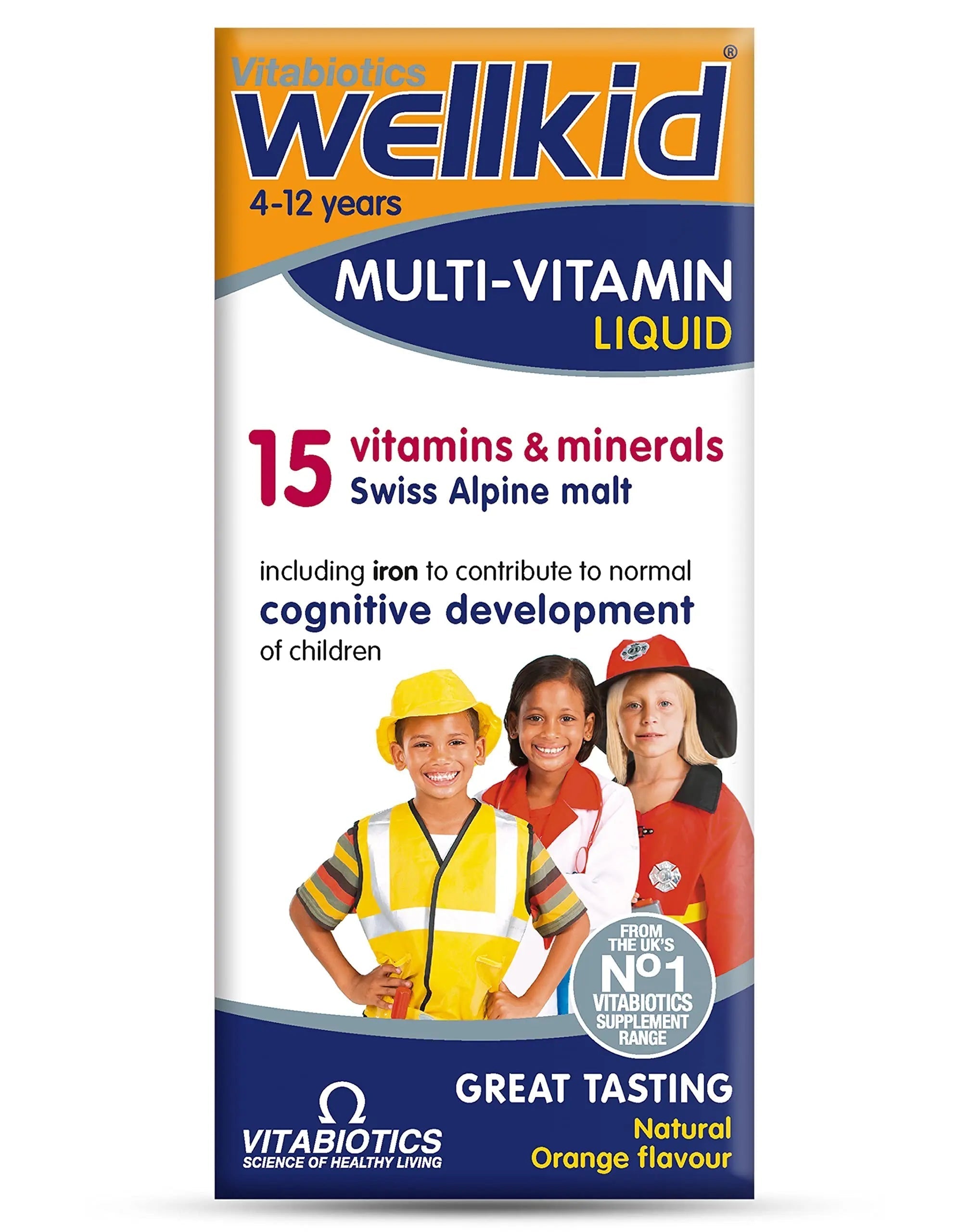 Wellkid by Vitabiotics Multi-Vitamin Liquid 150ml Wellkid uk supplements