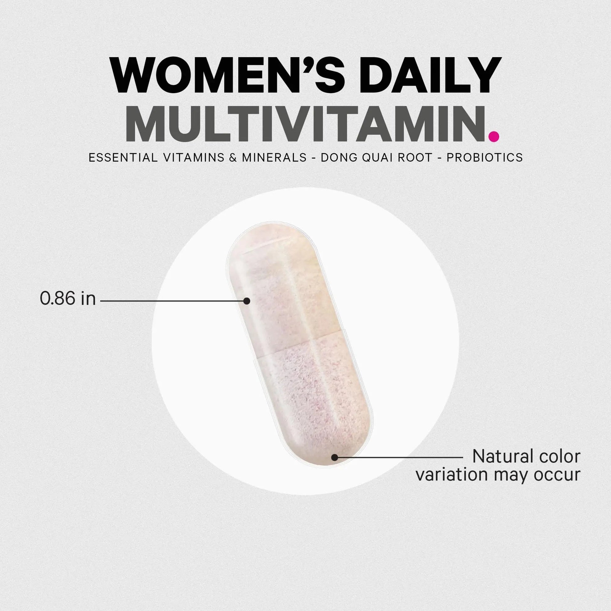 Codeage Women’s Multivitamin - Vitamins A, C, D3, E, B6, B12, Folate, Calcium, Magnesium, Iron, Dong Quai, Probiotics - 1 Capsule Per Serving Codeage uk supplements