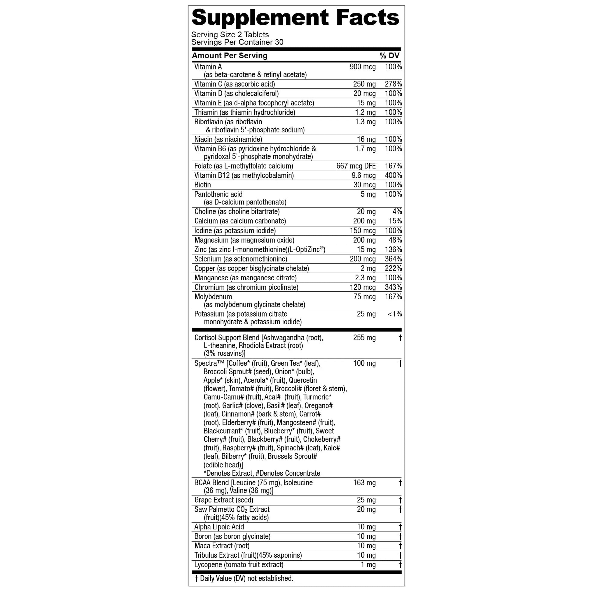 Nugenix Multivitamin for Men, Multivitamin and Support - 19 Vitamins and Minerals, Supports Free , Balance Cortisol, Promotes Nitric Oxide Production Nugenix uk supplements