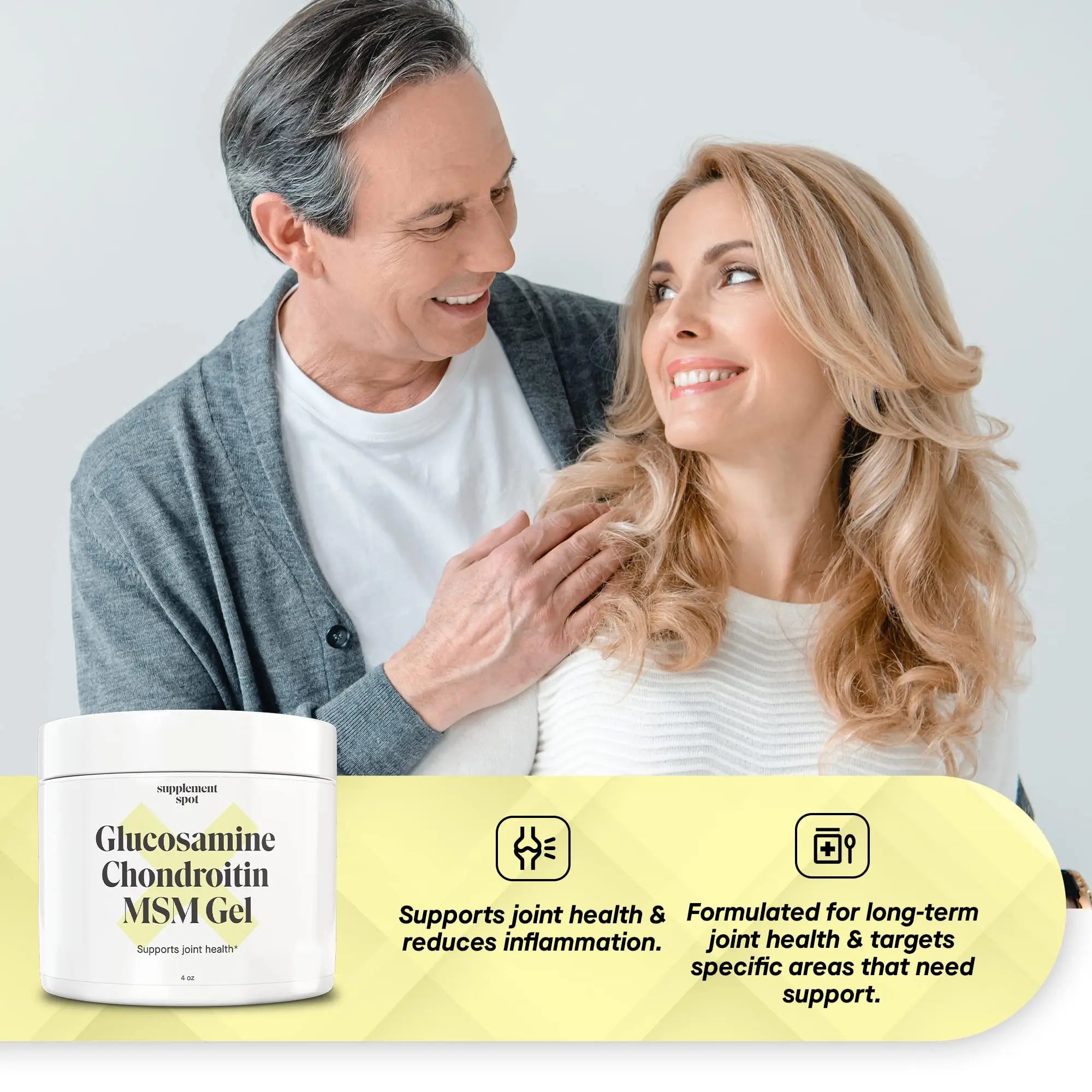 Supplement Spot Capsaicin Roll-On Cream 0.075% - Glucosamine Chondroitin MSM Gel with Bromelain – Joint & Muscle Care Bundle Supplement Spot uk supplements