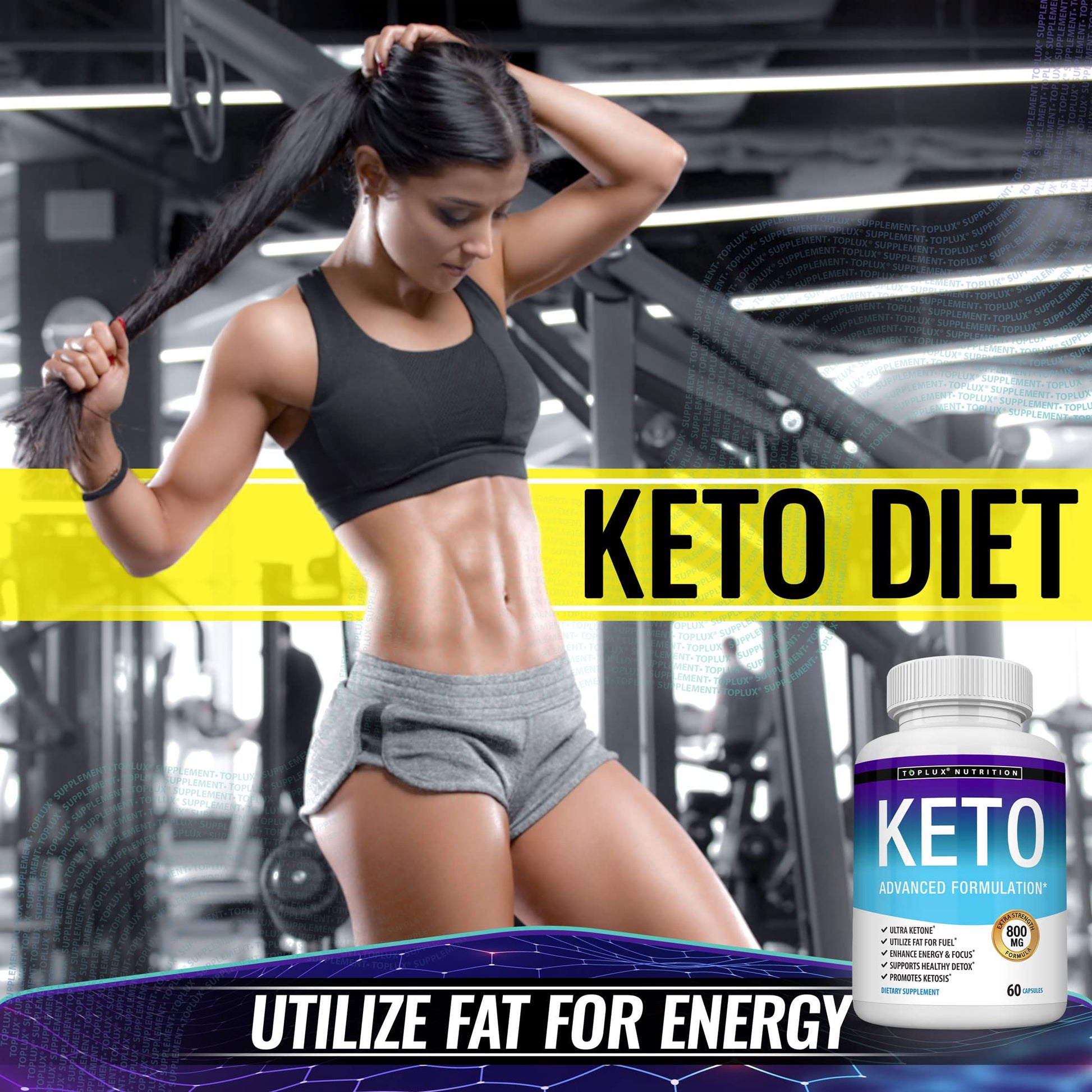 Toplux Keto Pills Ketosis Diet - Natural Ketosis Using Ketone & Ketogenic Diet, Support Toplux uk supplements