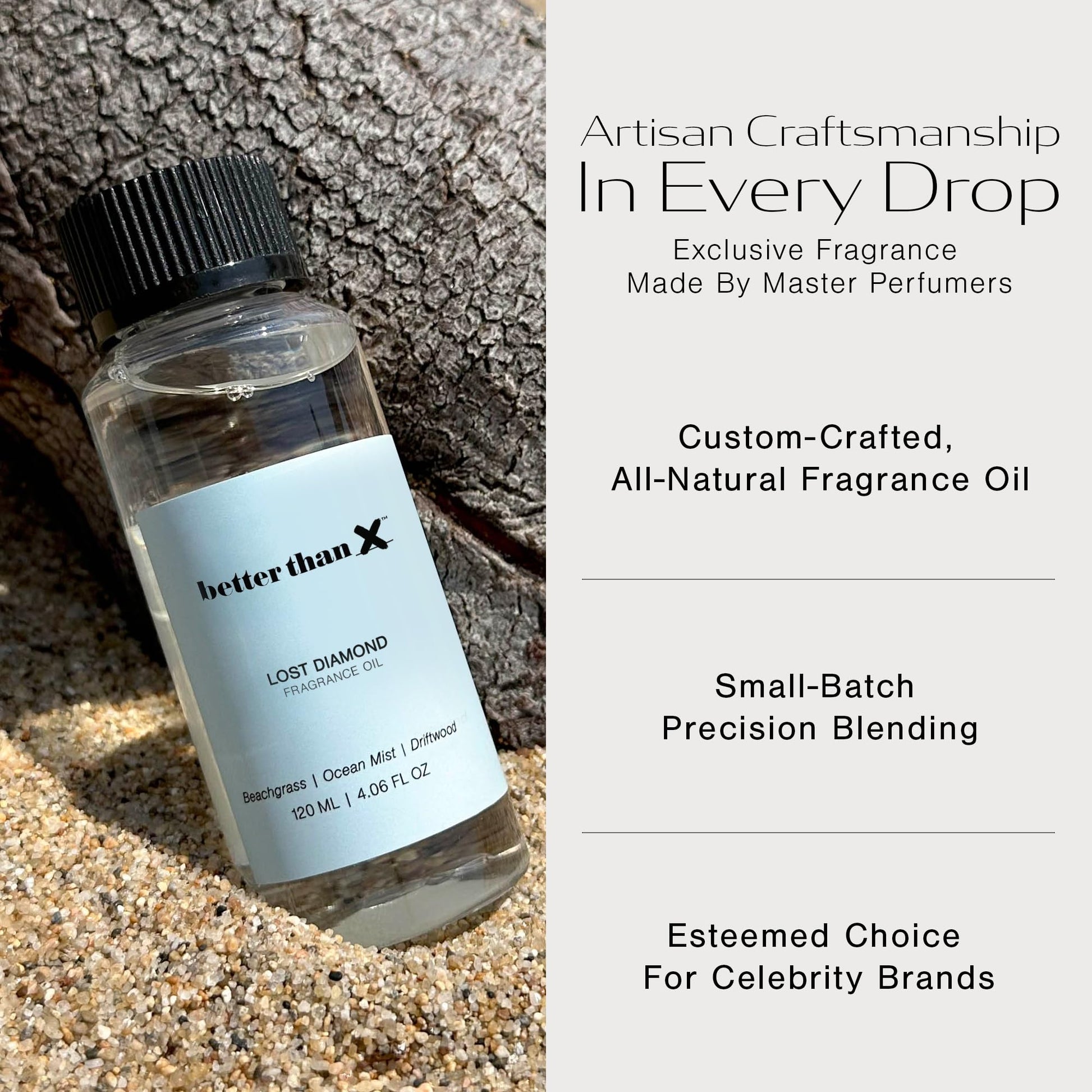 Better Than X Beachgrass Fragrance Oil - Lost Diamond Oceanic Scent for Diffusers - Premium Scent BETTER THAN X uk supplements