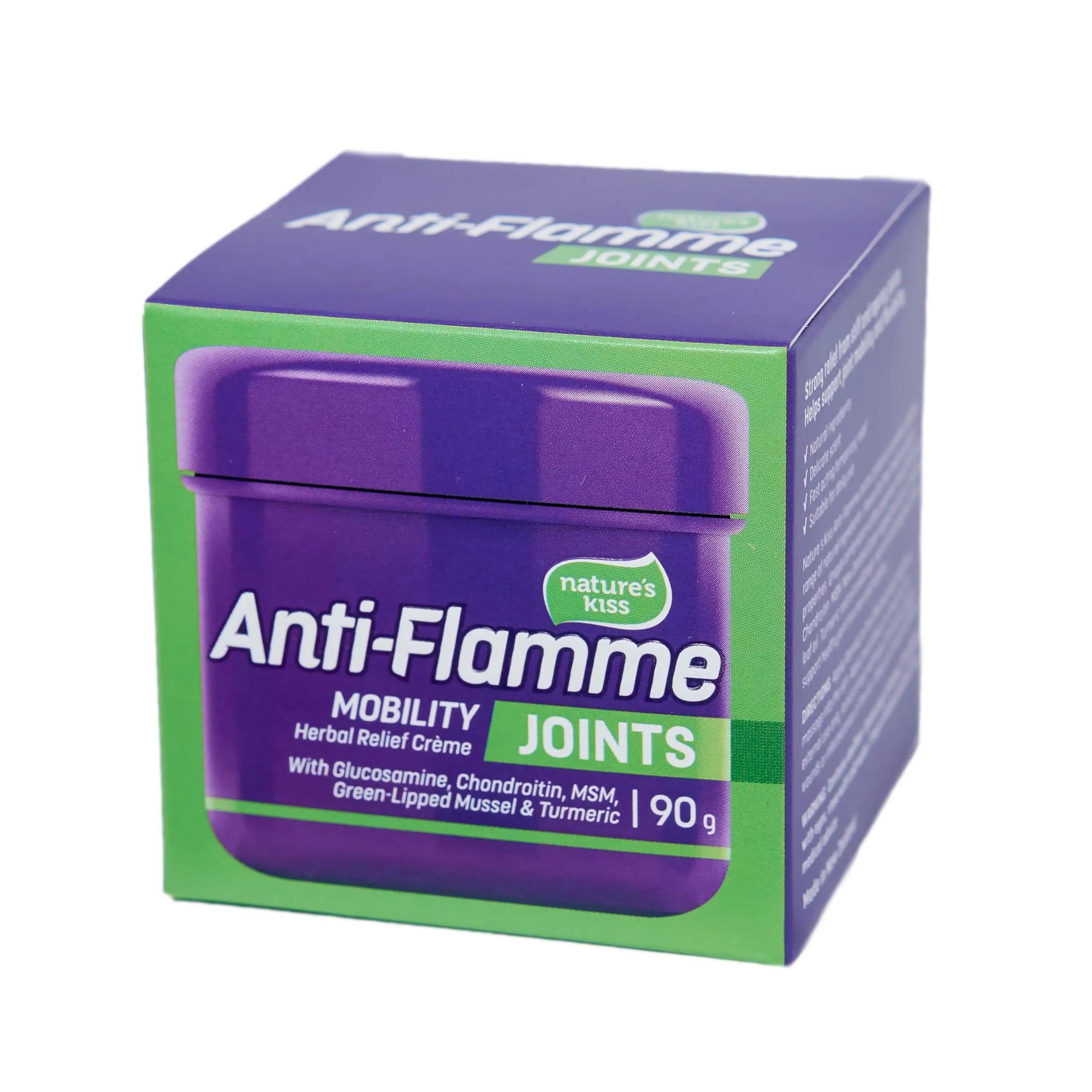 Nature's Kiss - Anti-Flamme Joints - Herbal Cream for Joints - 3oz Tub (90g) Nature's Kiss uk supplements